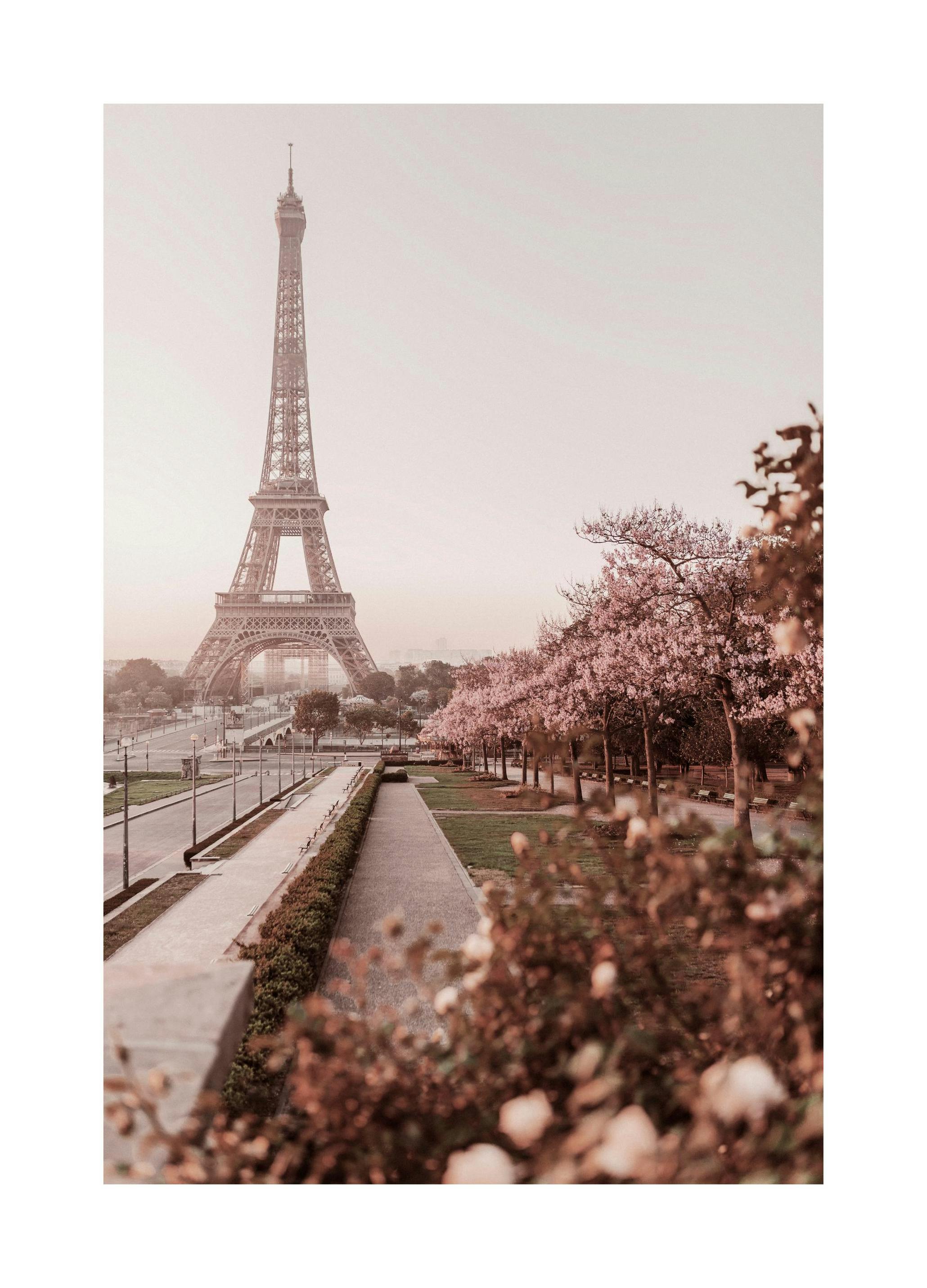 Morgen i Paris-plakat (30x40 cm) - Poster Store