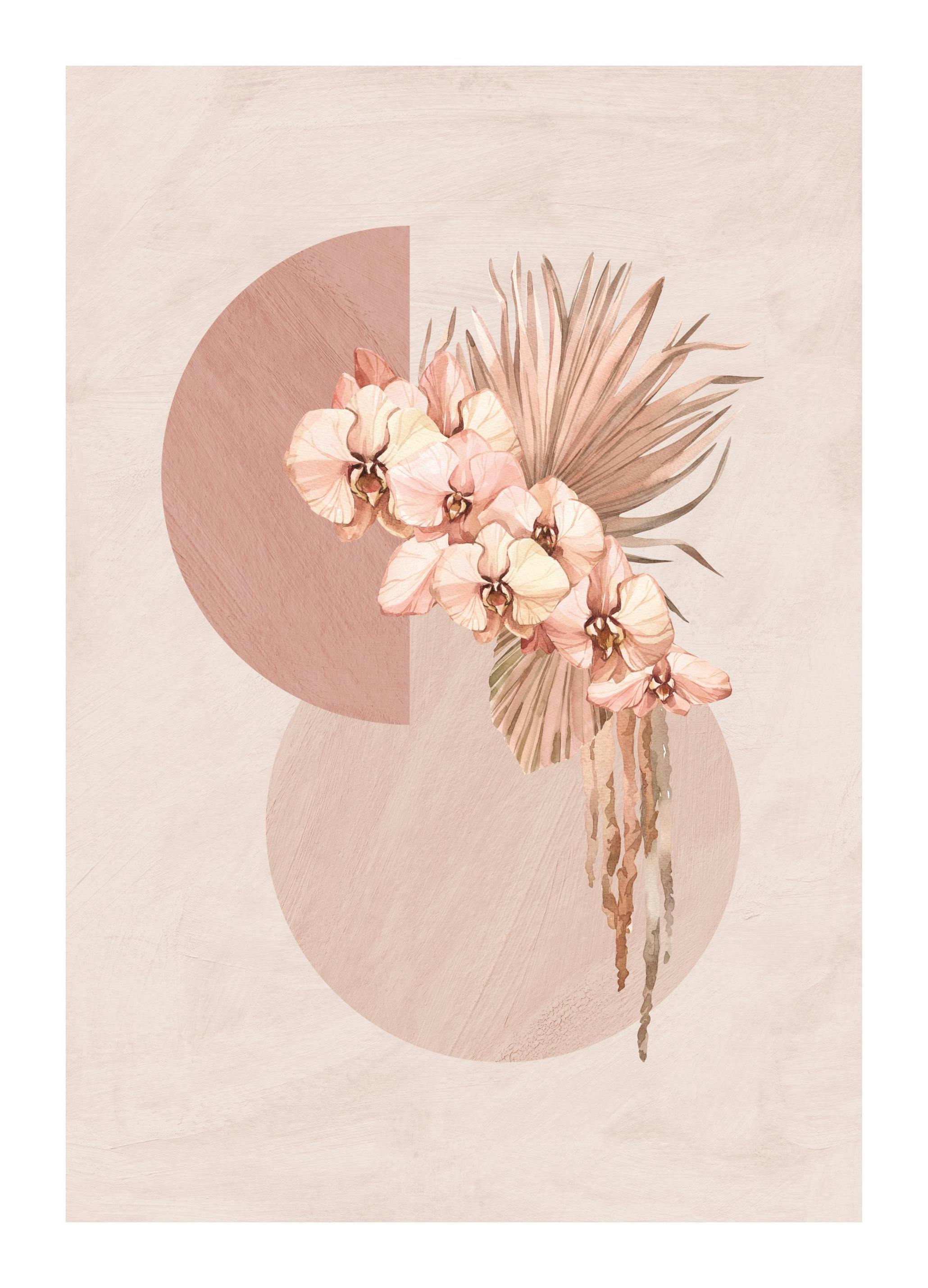 Botanical Shapes and Flowers Poster (21x30 cm) - Poster Store