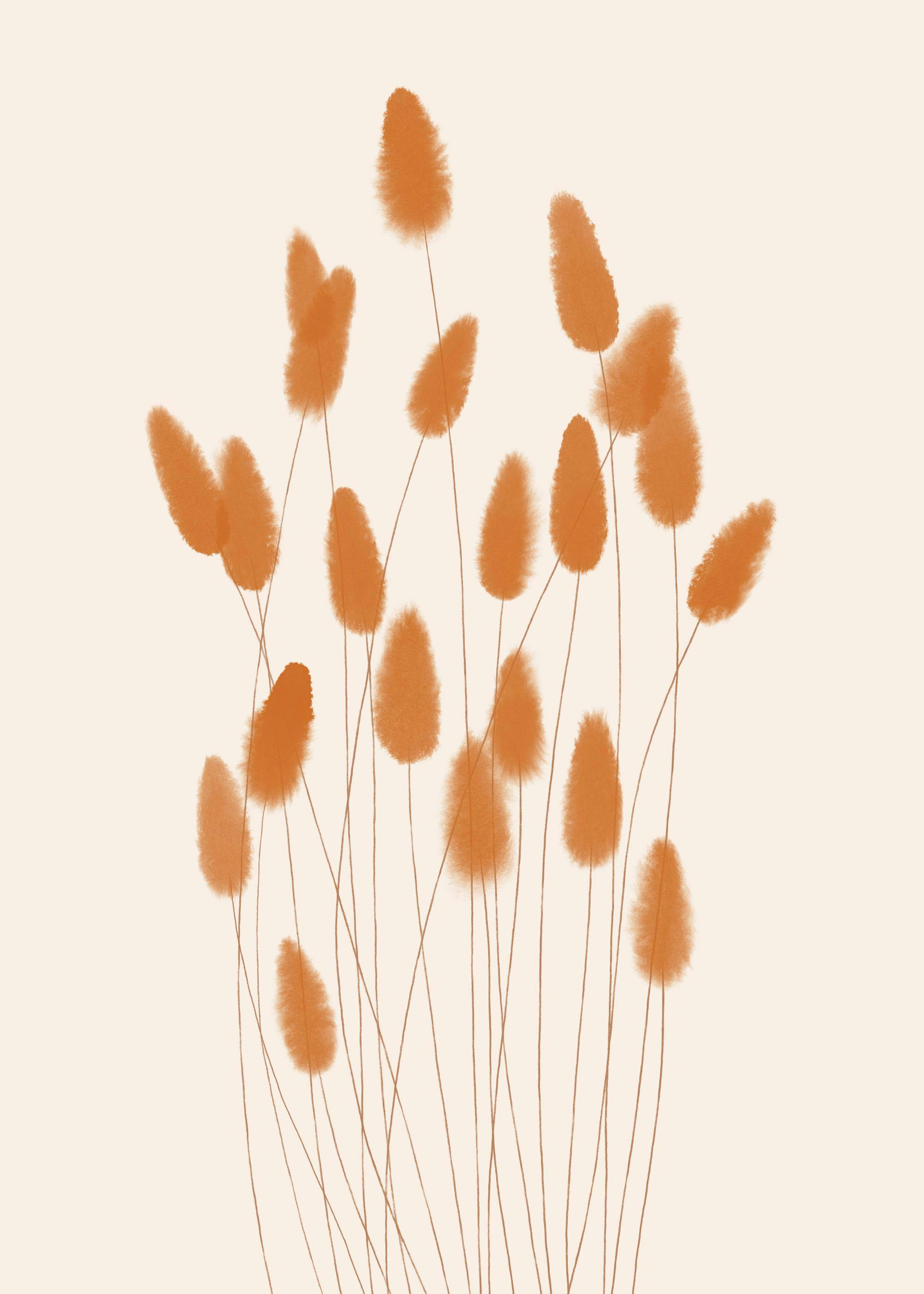 Aquarelle Reeds Poster 0