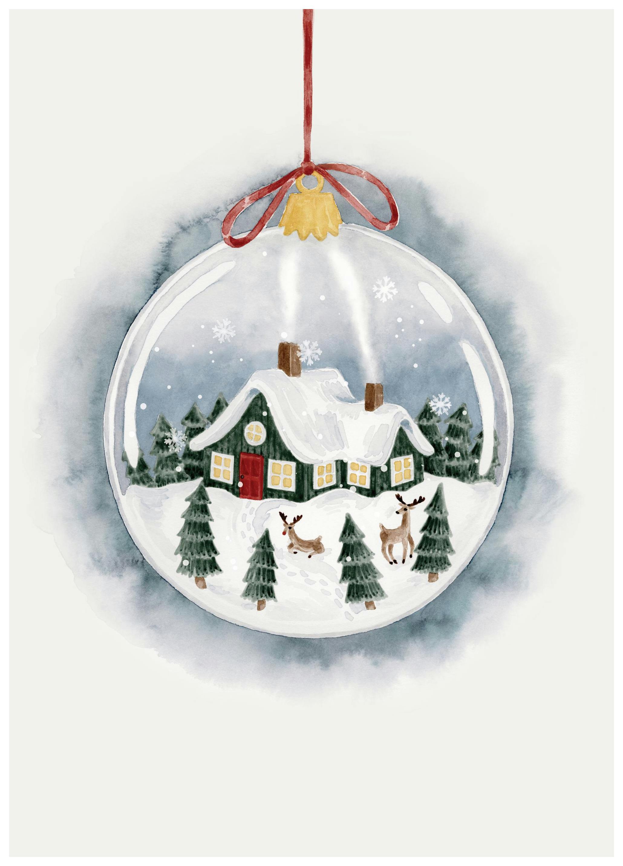 Kerst Ornament Poster (13x18 cm) - Poster Store