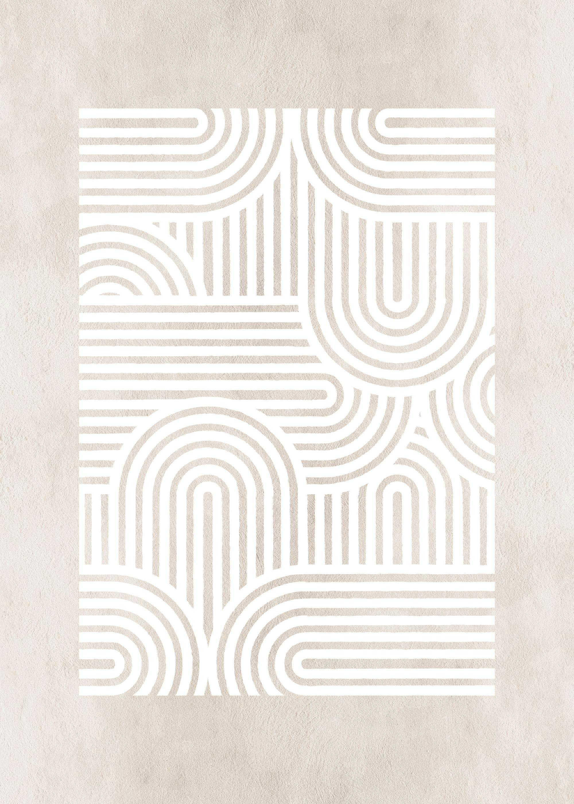 Graphic Arches Poster 0