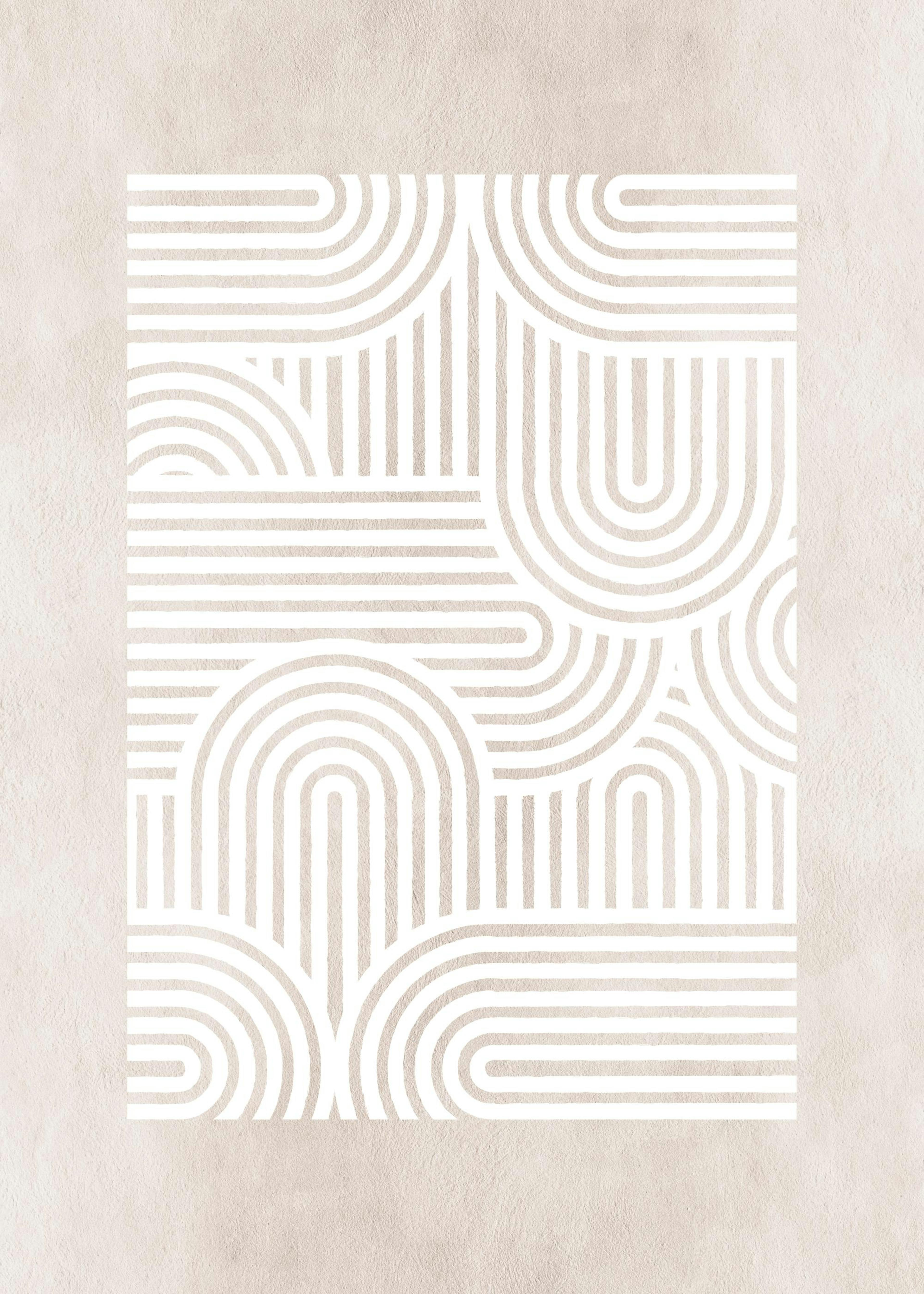 Graficzne łuki Plakat 0