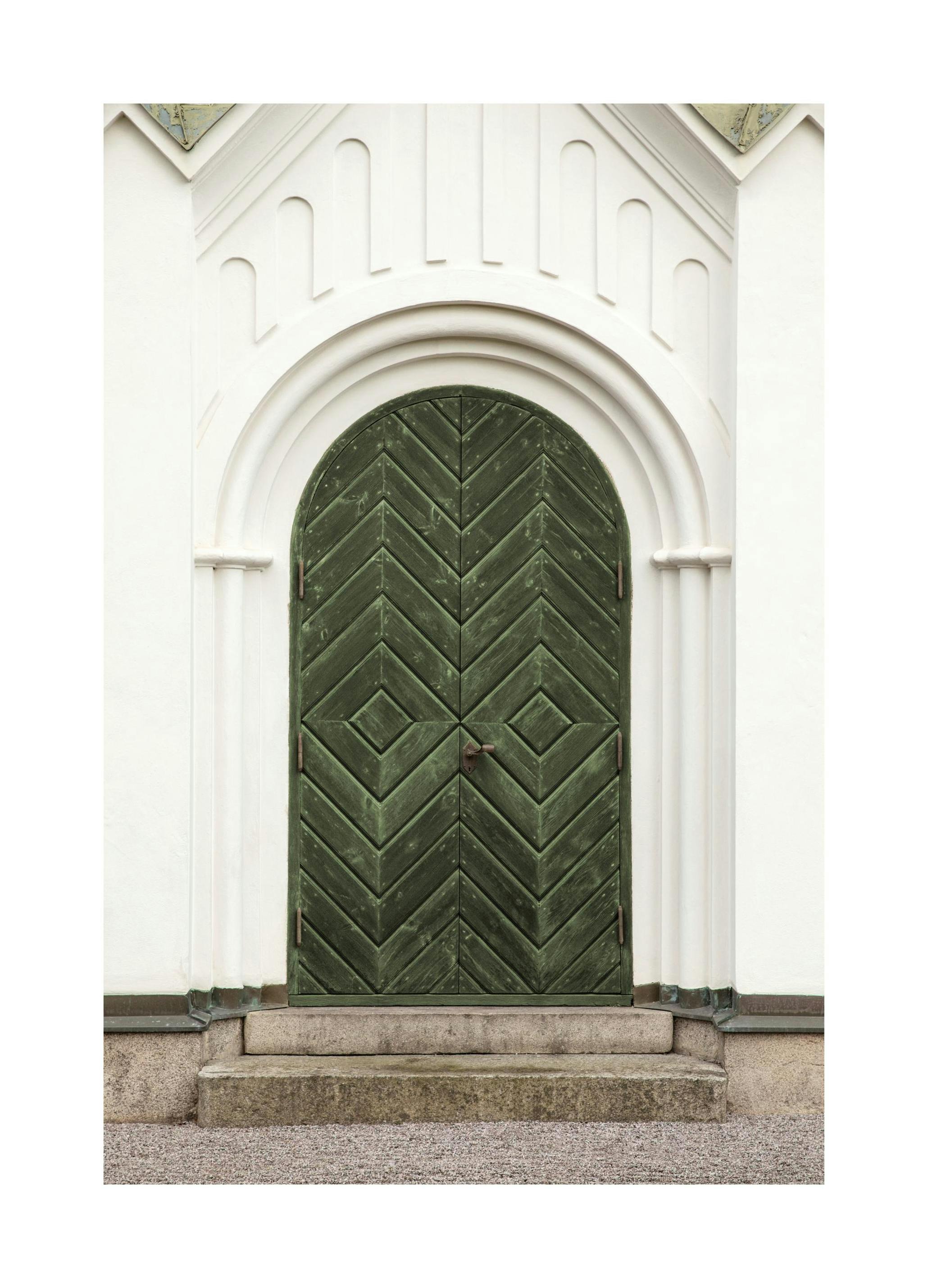 De Groene Deur Poster (30x40 cm) - Poster Store