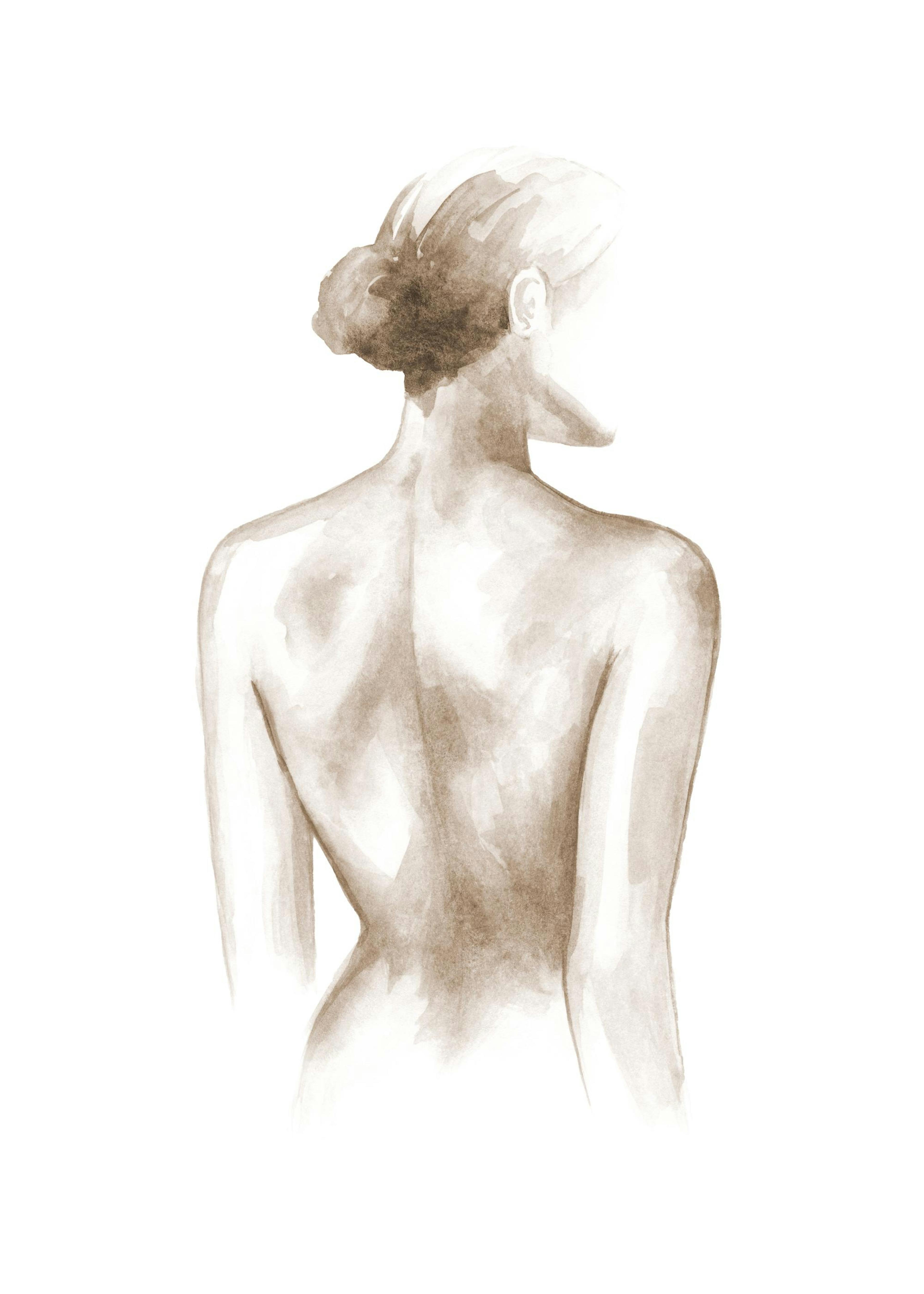 Beige vartalo -juliste 0