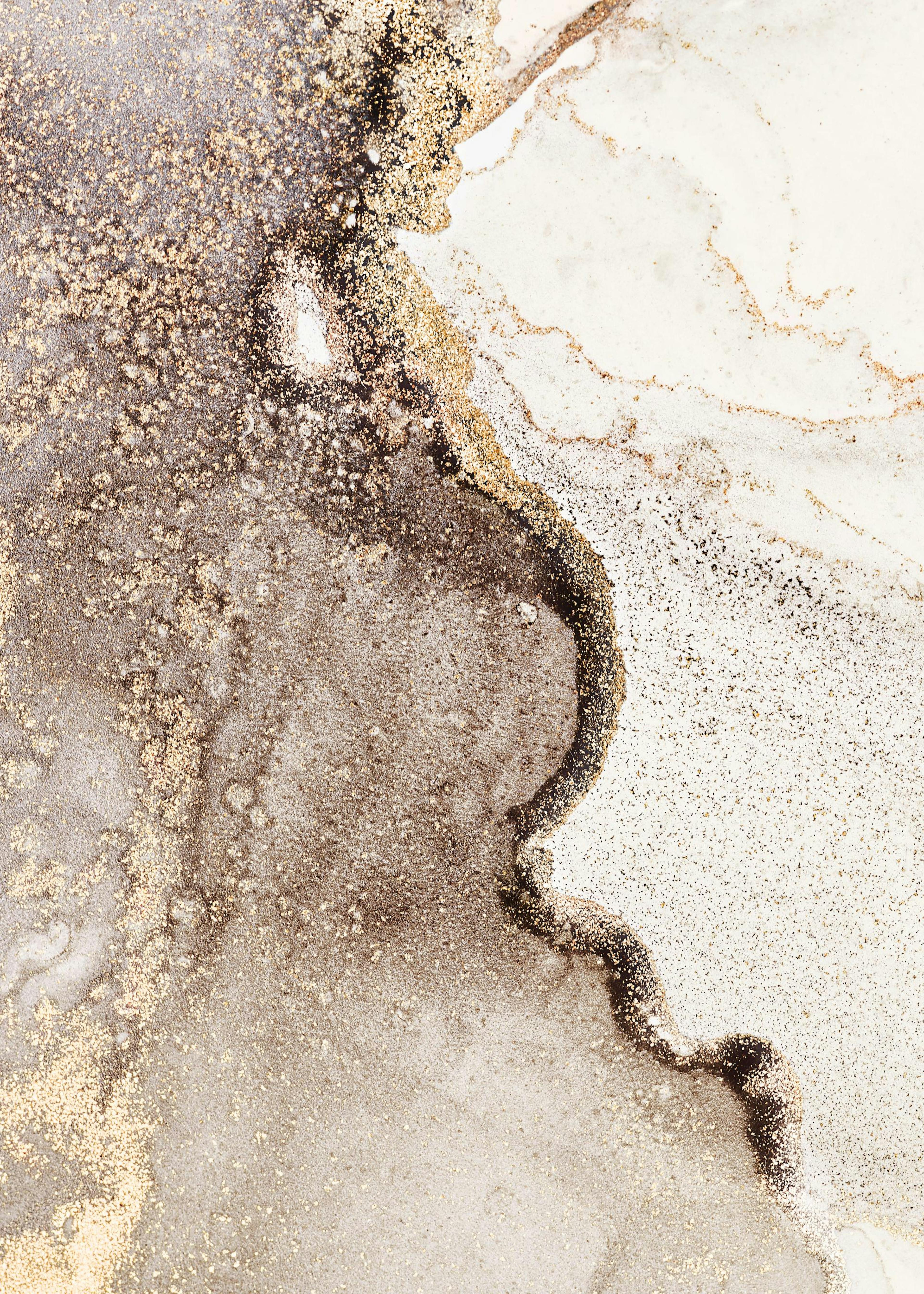Abstrakt Beige Marmor No1 Poster 0
