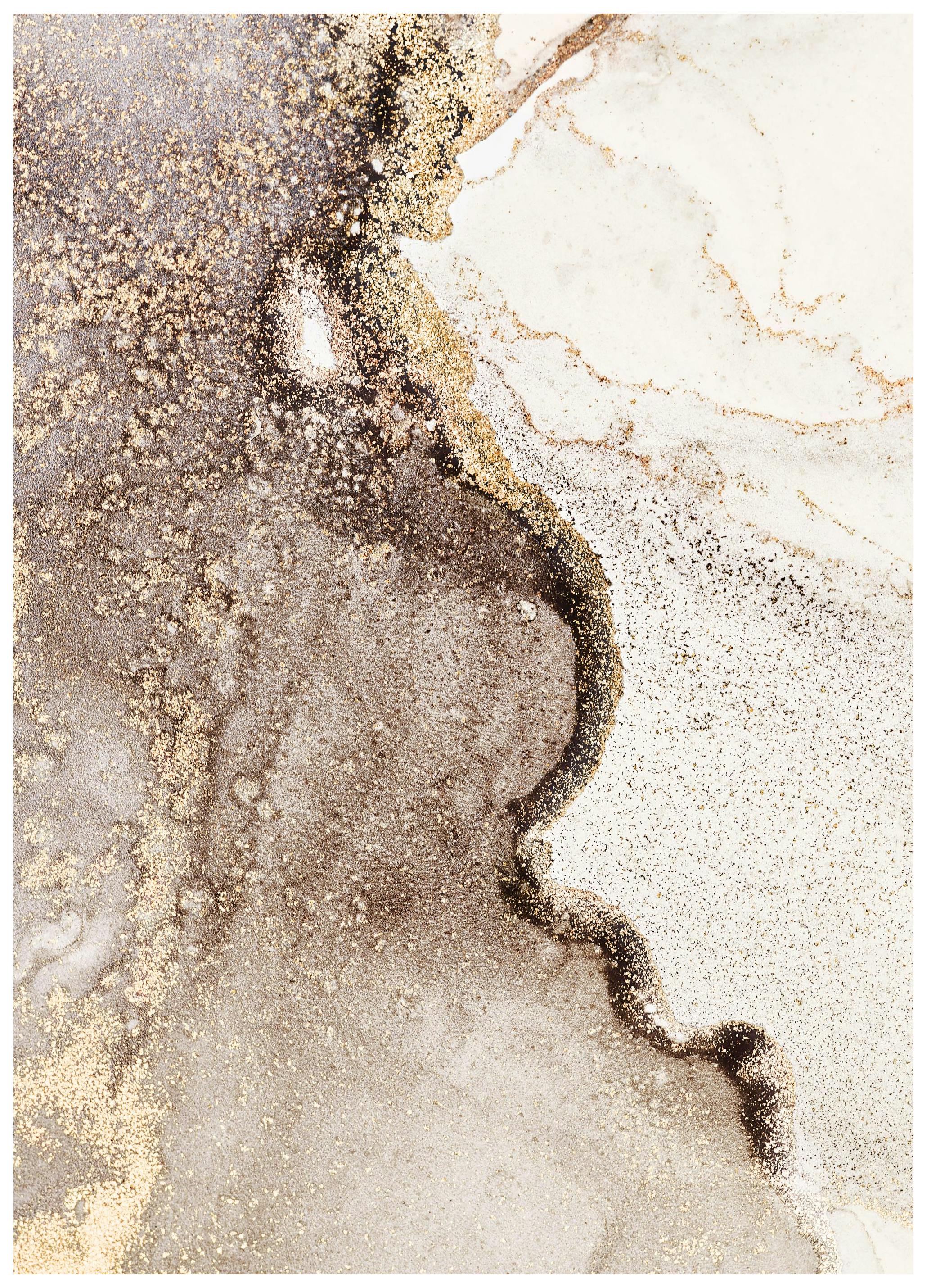 Affiche Marbre Beige Abstrait No1 (50x70 cm) - Poster Store