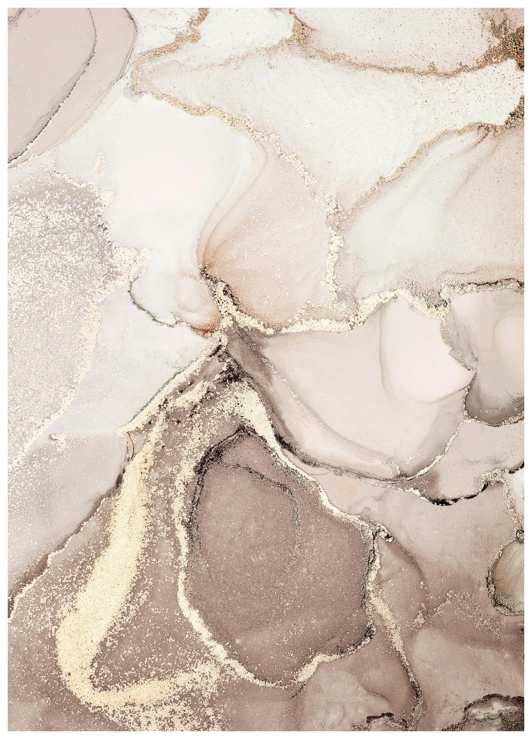 Abstrakt Beige Marmor No2 Poster (30x40 cm) - Poster Store