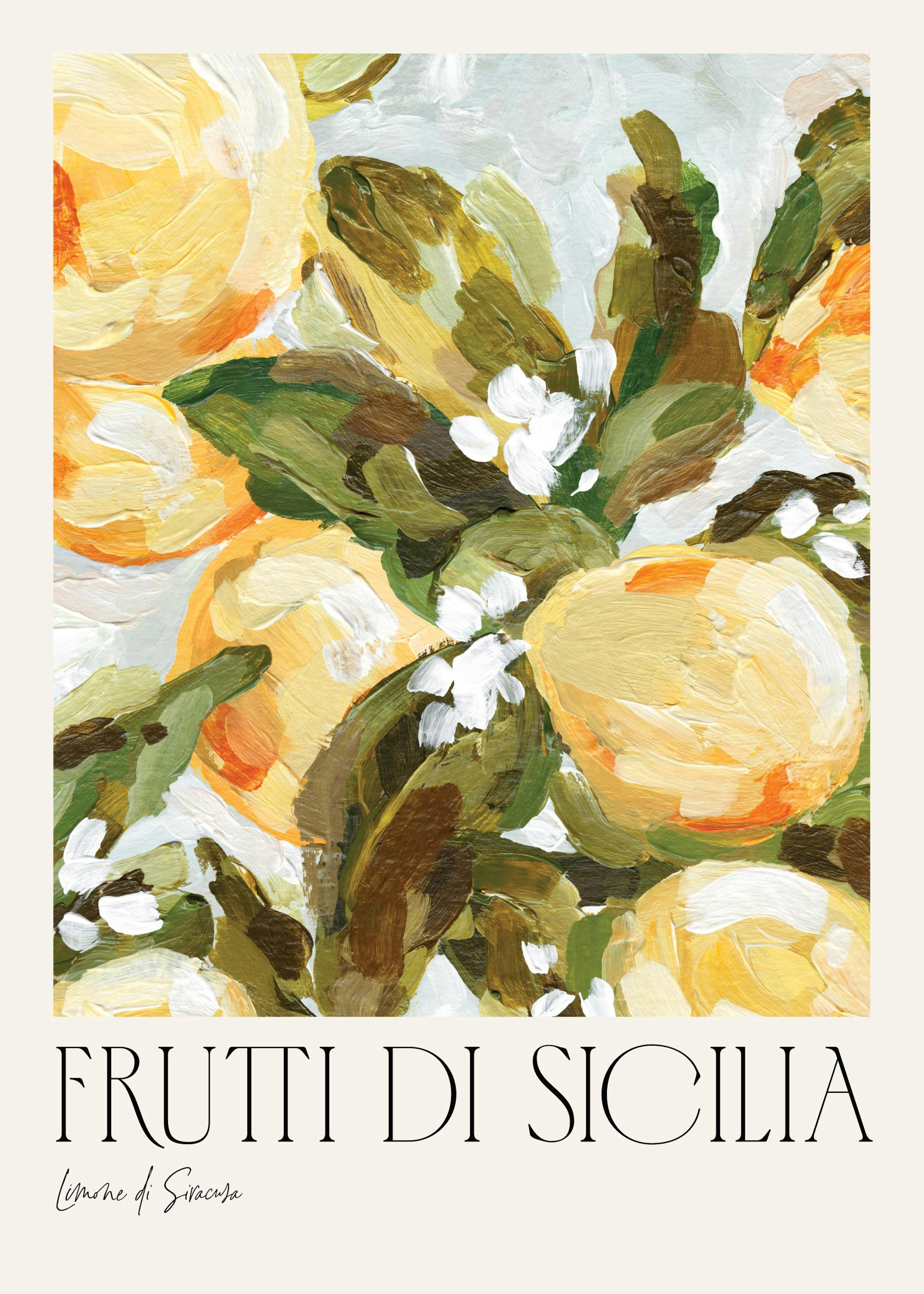 Plakat Frutti Di Sicilia nr. 2 – Fruktplakat 0