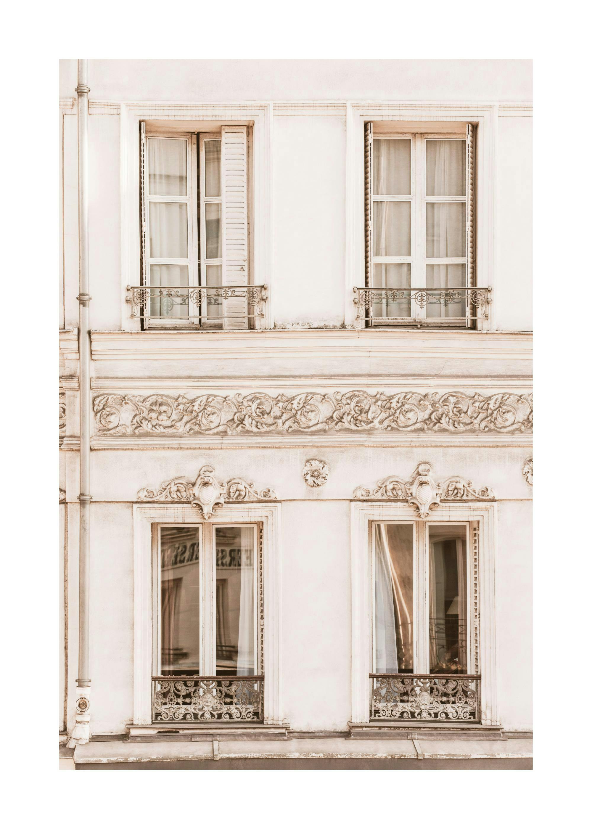 Paris Facade Poster 0