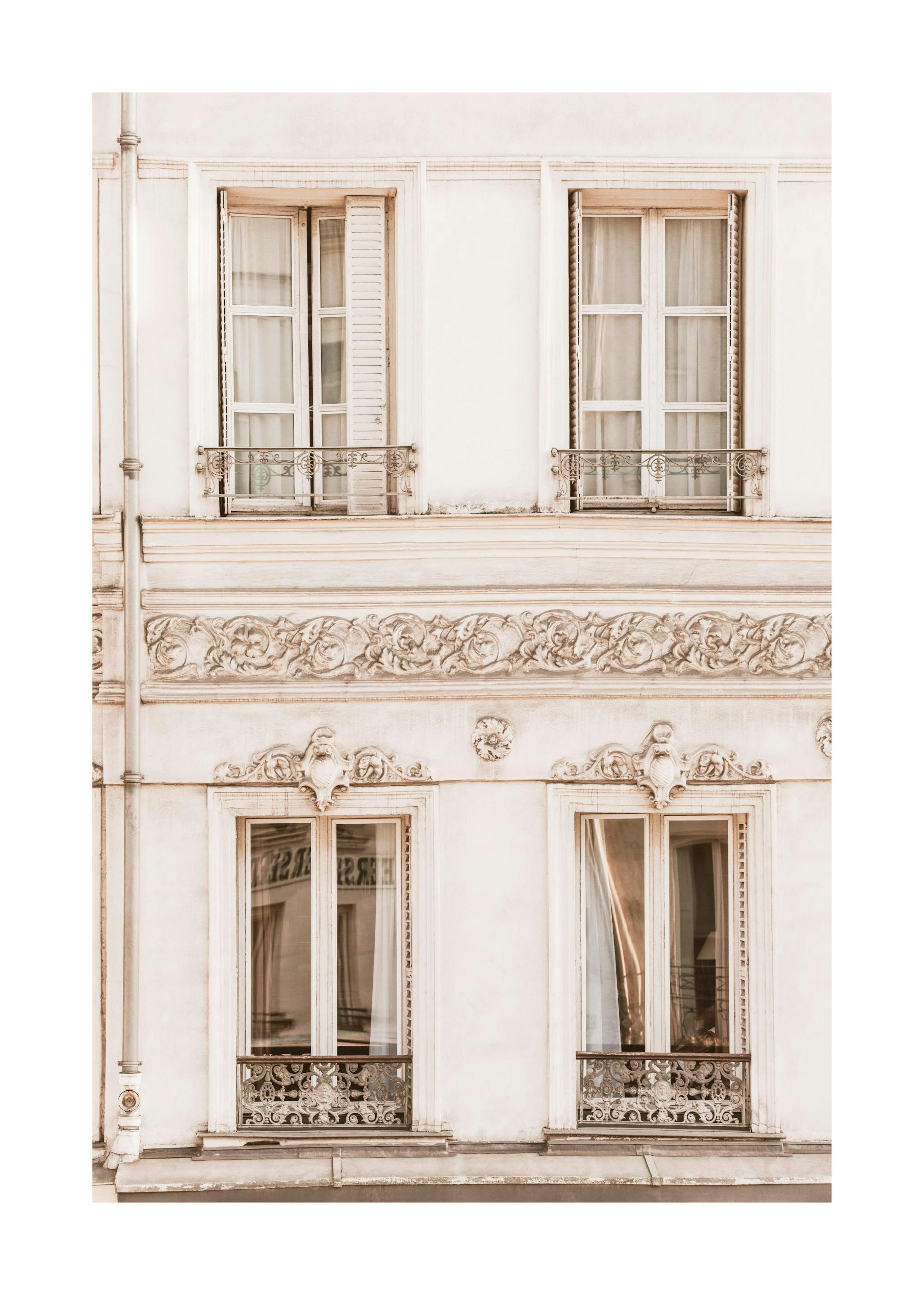 Paris Facade Poster 0