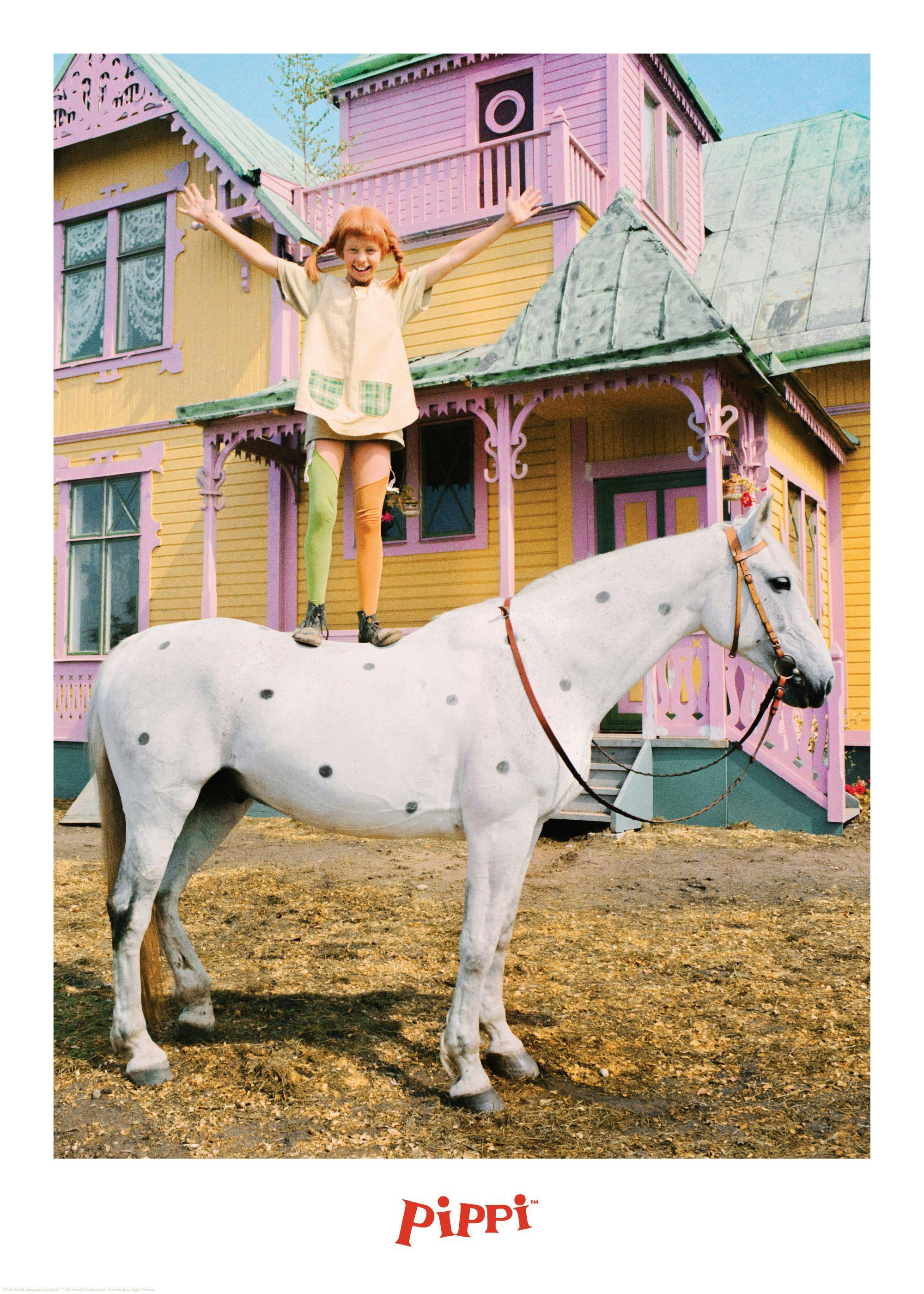 Pippi Langstrumpf auf dem Pferd Poster 0