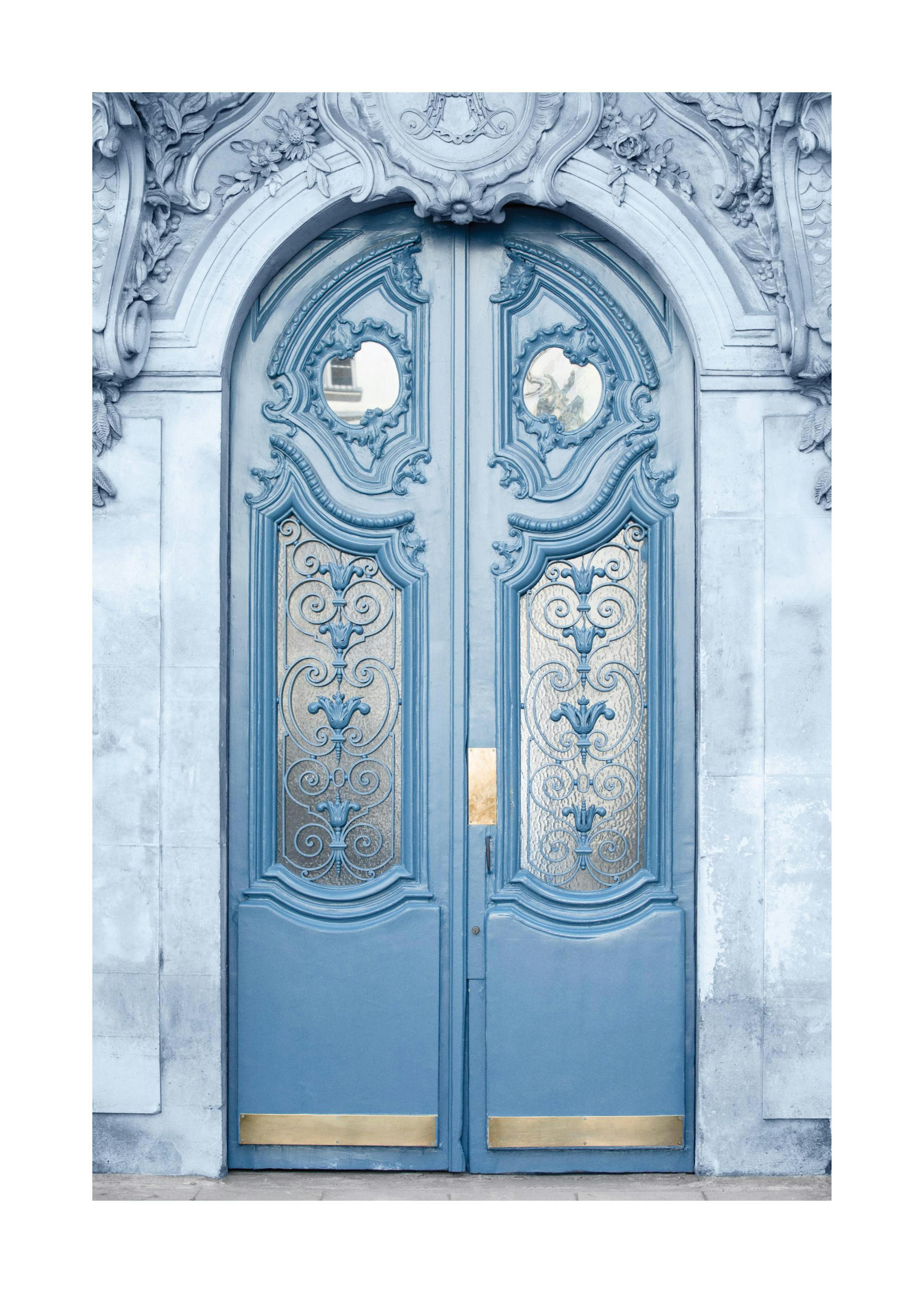 Porte Bleue Affiche 0