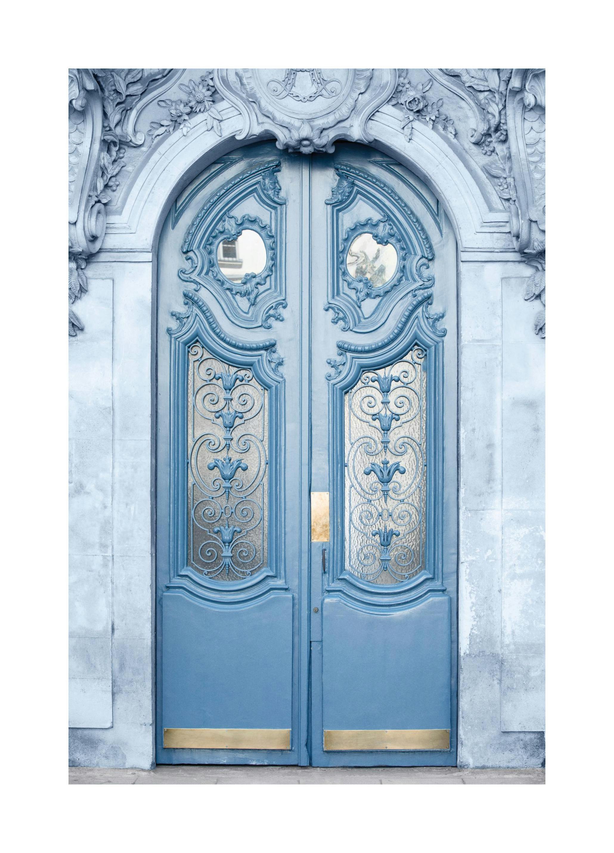 Porte Bleue Affiche (30x40 cm) - Poster Store