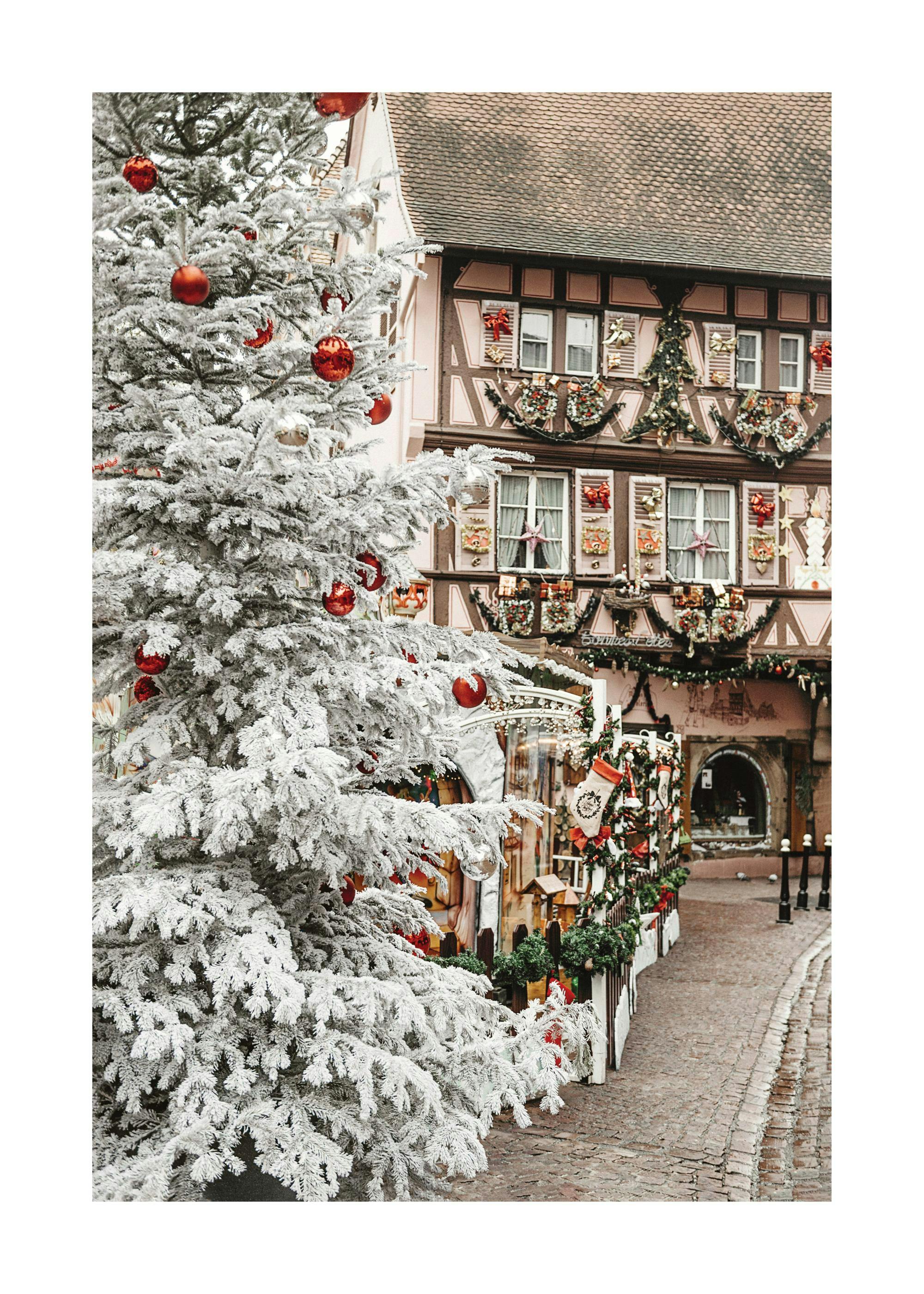 Old Town Holiday Poster 0