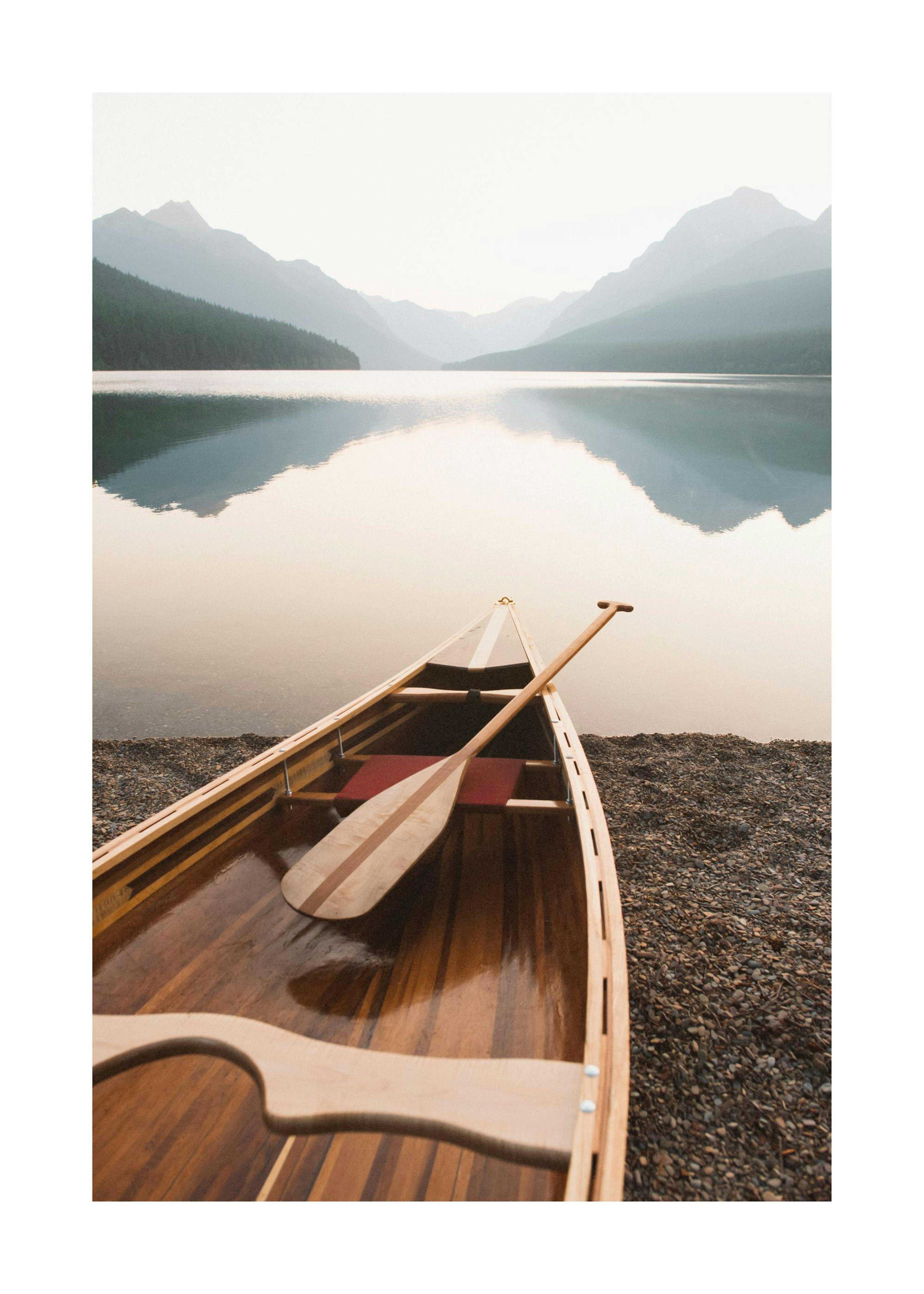 Wooden Canoe Poster 0