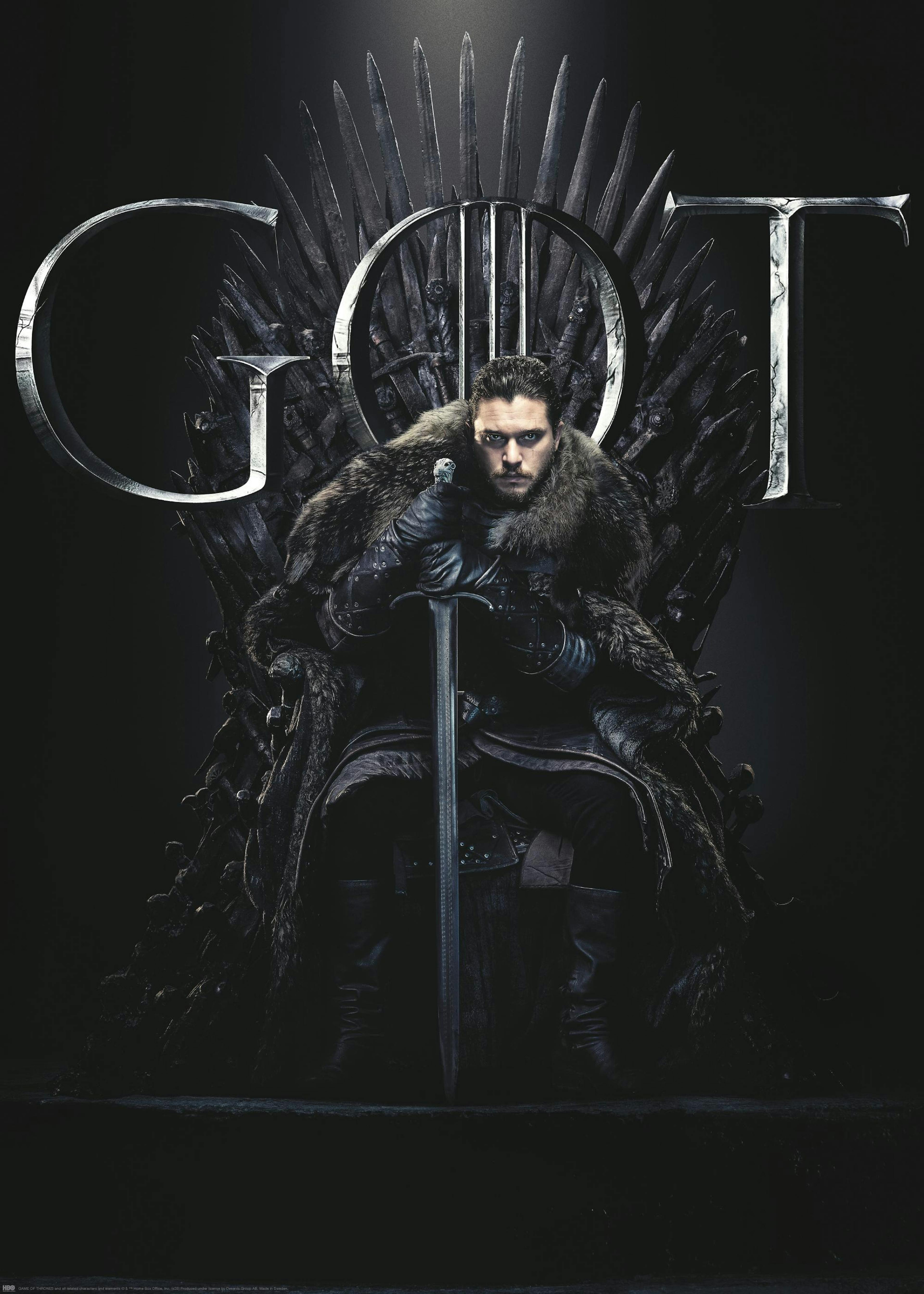 Game of Thrones™ - Jon Snow on the Throne Affiche 0