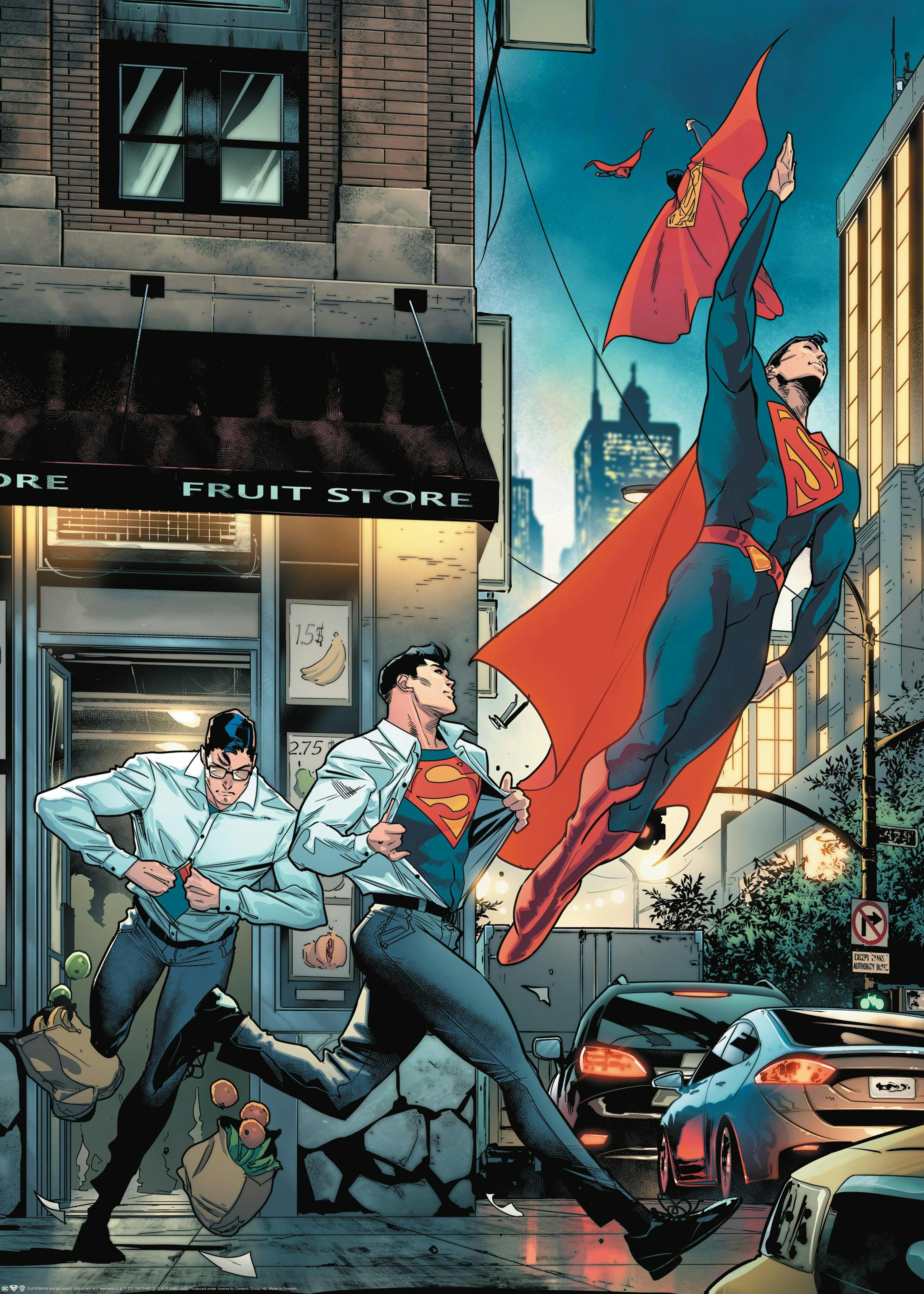 Superman™ - Clark Kent Changing Poster 0