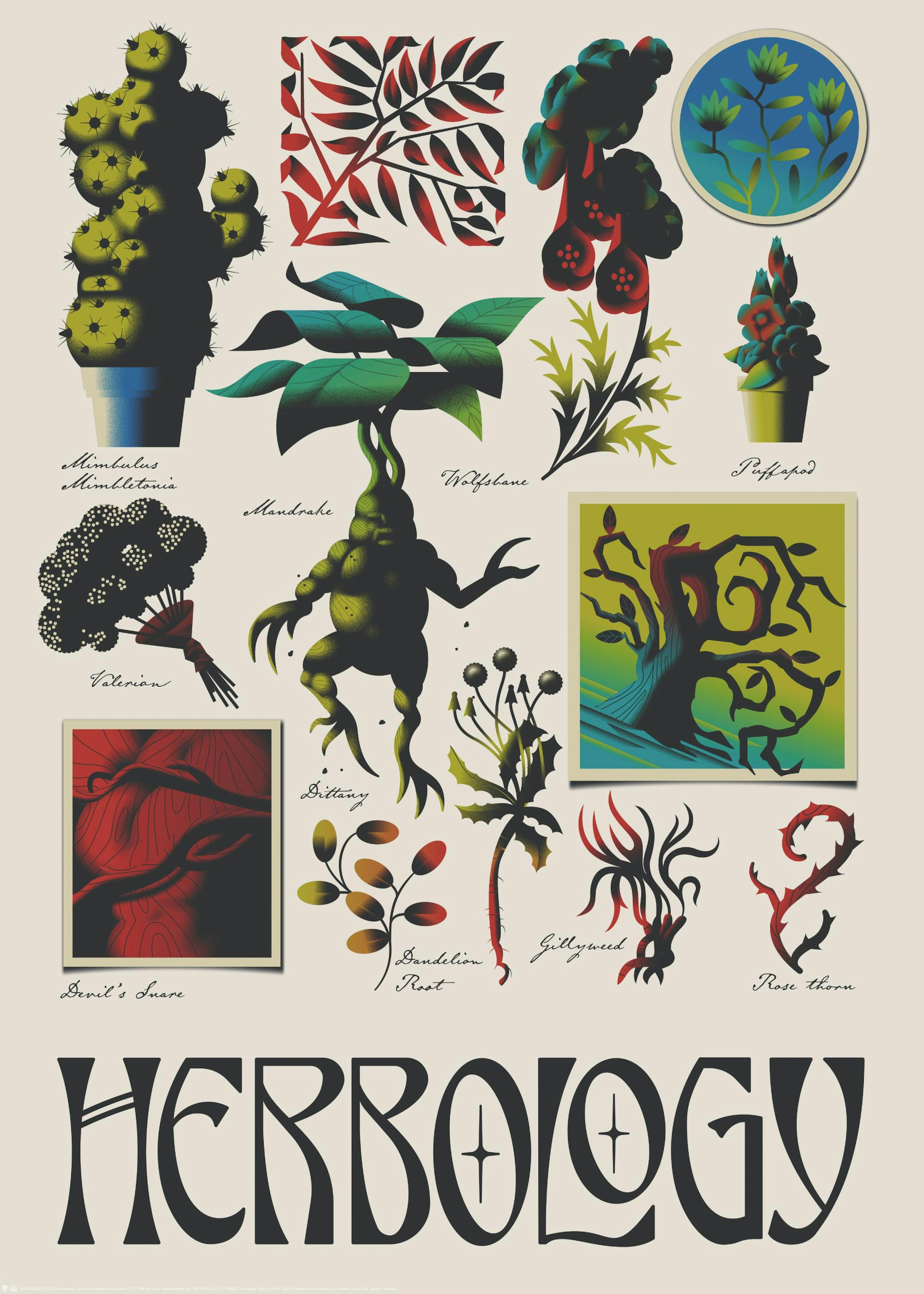 Harry Potter™ - Herbology Poster 0