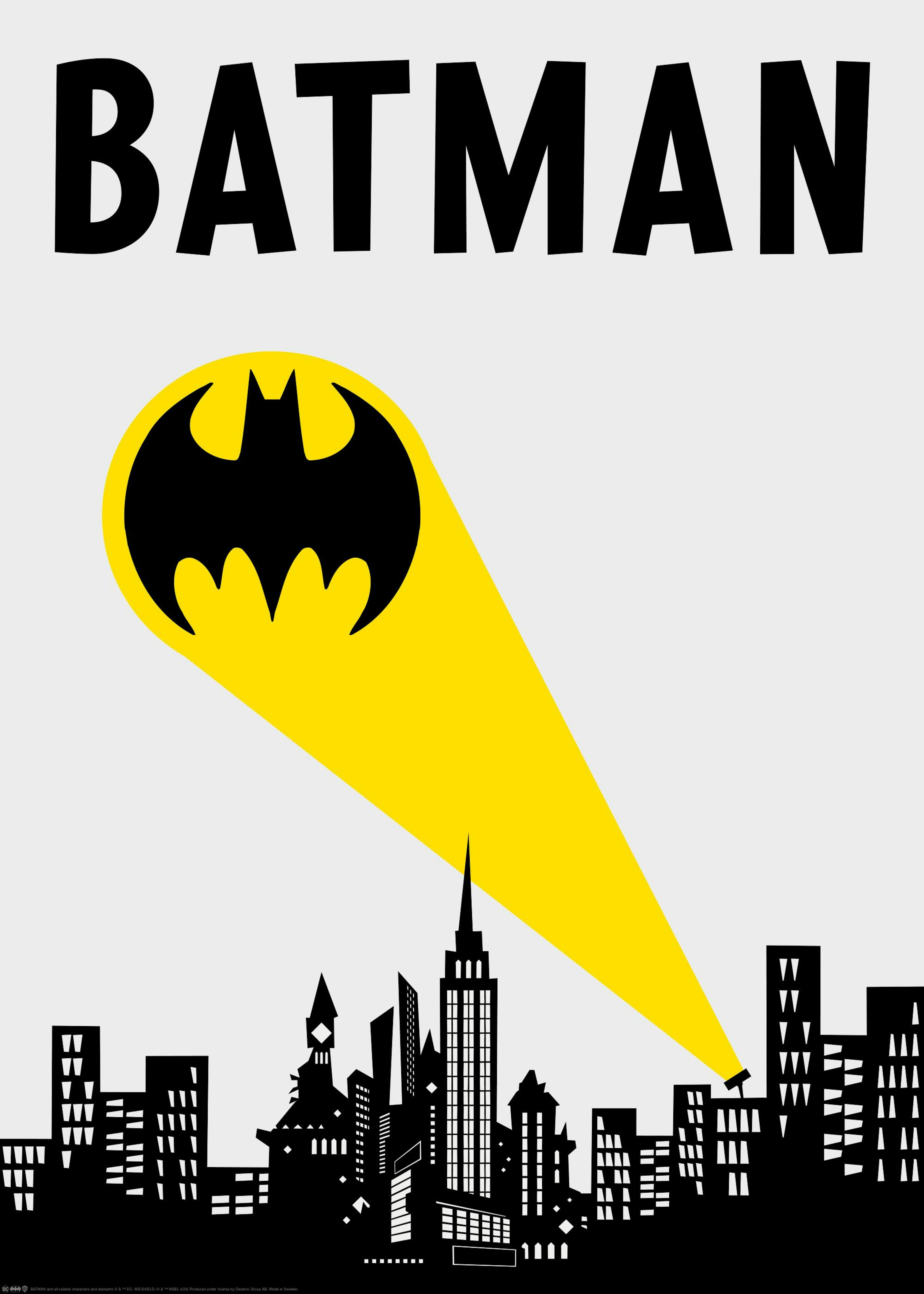 Batman™ - Logo over Gotham City Poster 0
