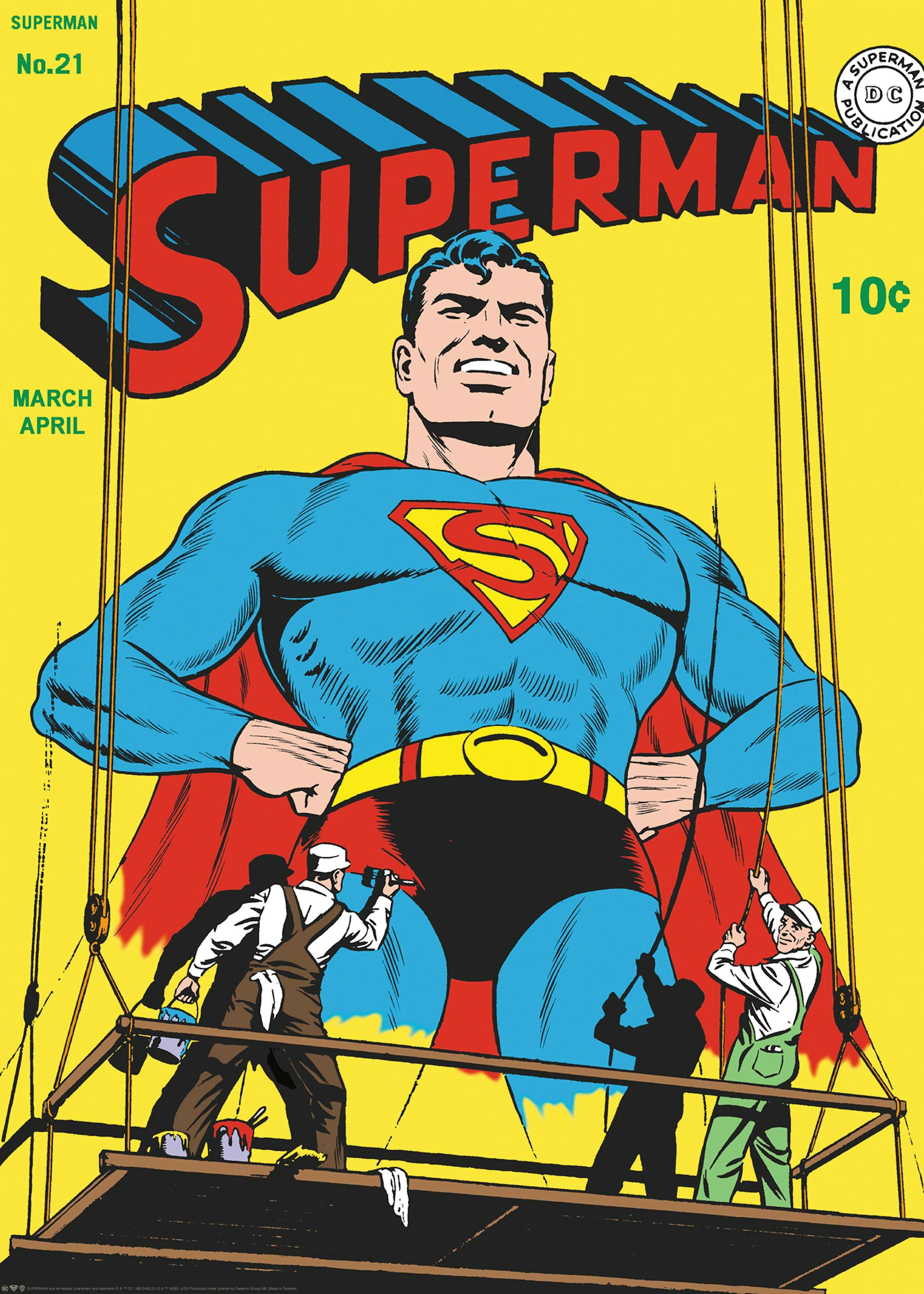 Superman™ - Vintage Wall Painting Poster 0