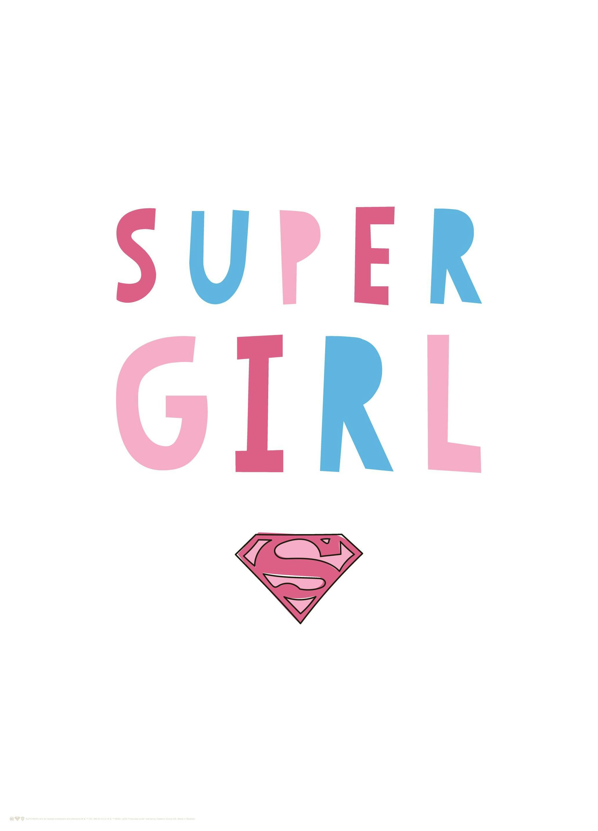 Supergirl™ - Playful Poster (30x40 cm) - Poster Store