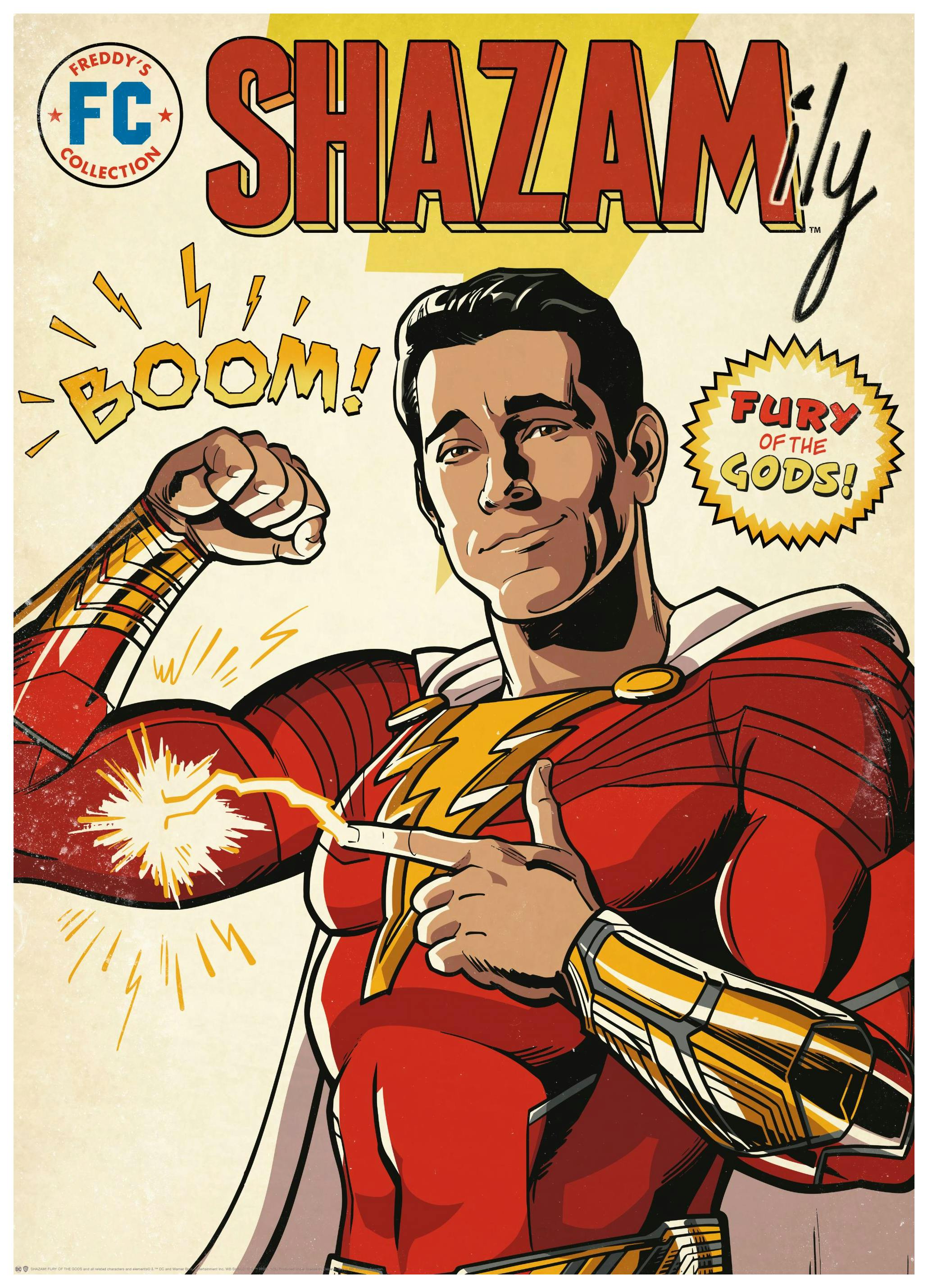 Shazam™ - Vintage Poster (30x40 cm) - Poster Store