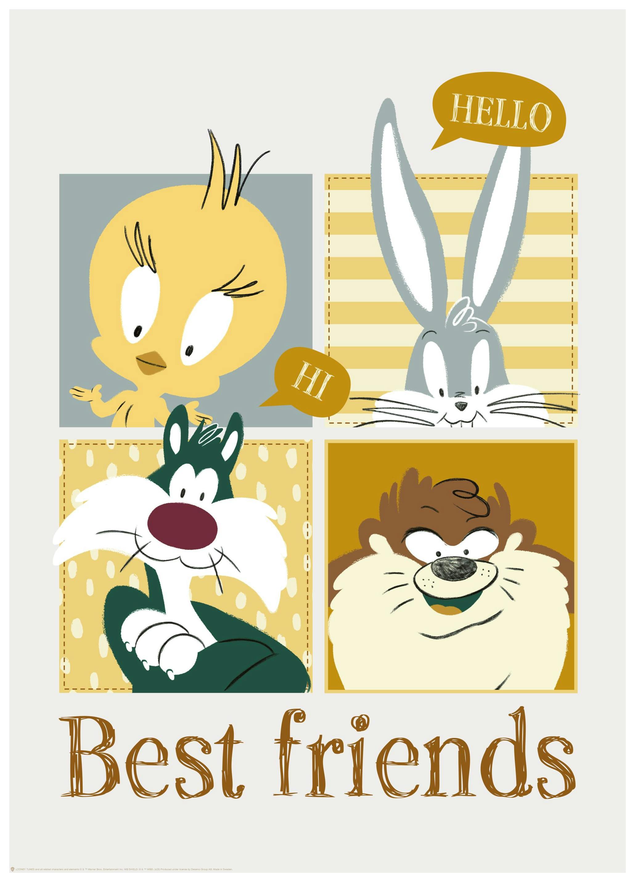Looney Tunes™ - Best Friends Poster (30x40 cm) - Poster Store