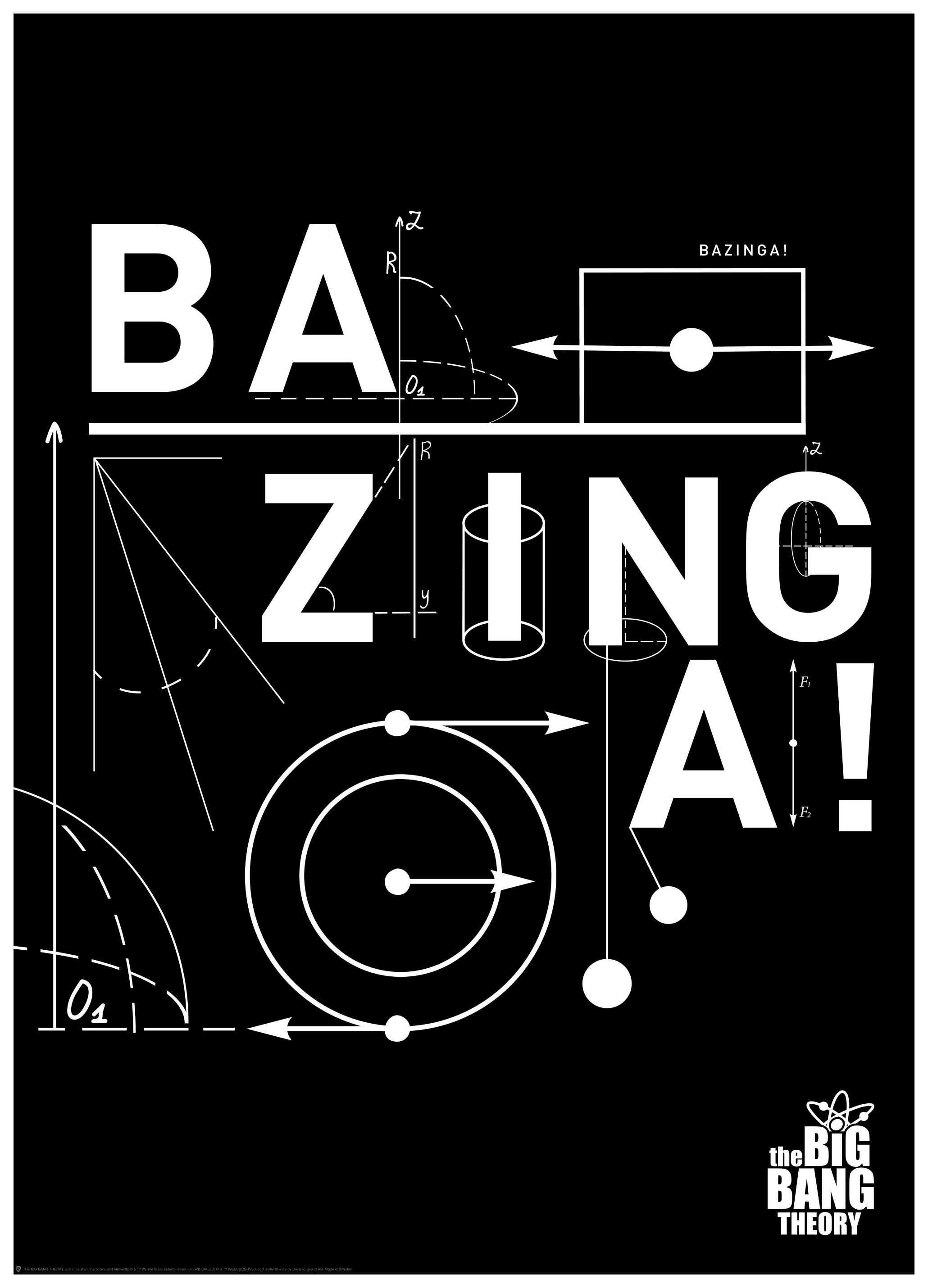 The Big Bang Theory™ - Bazinga No2 Poster (30x40 cm) - Poster Store
