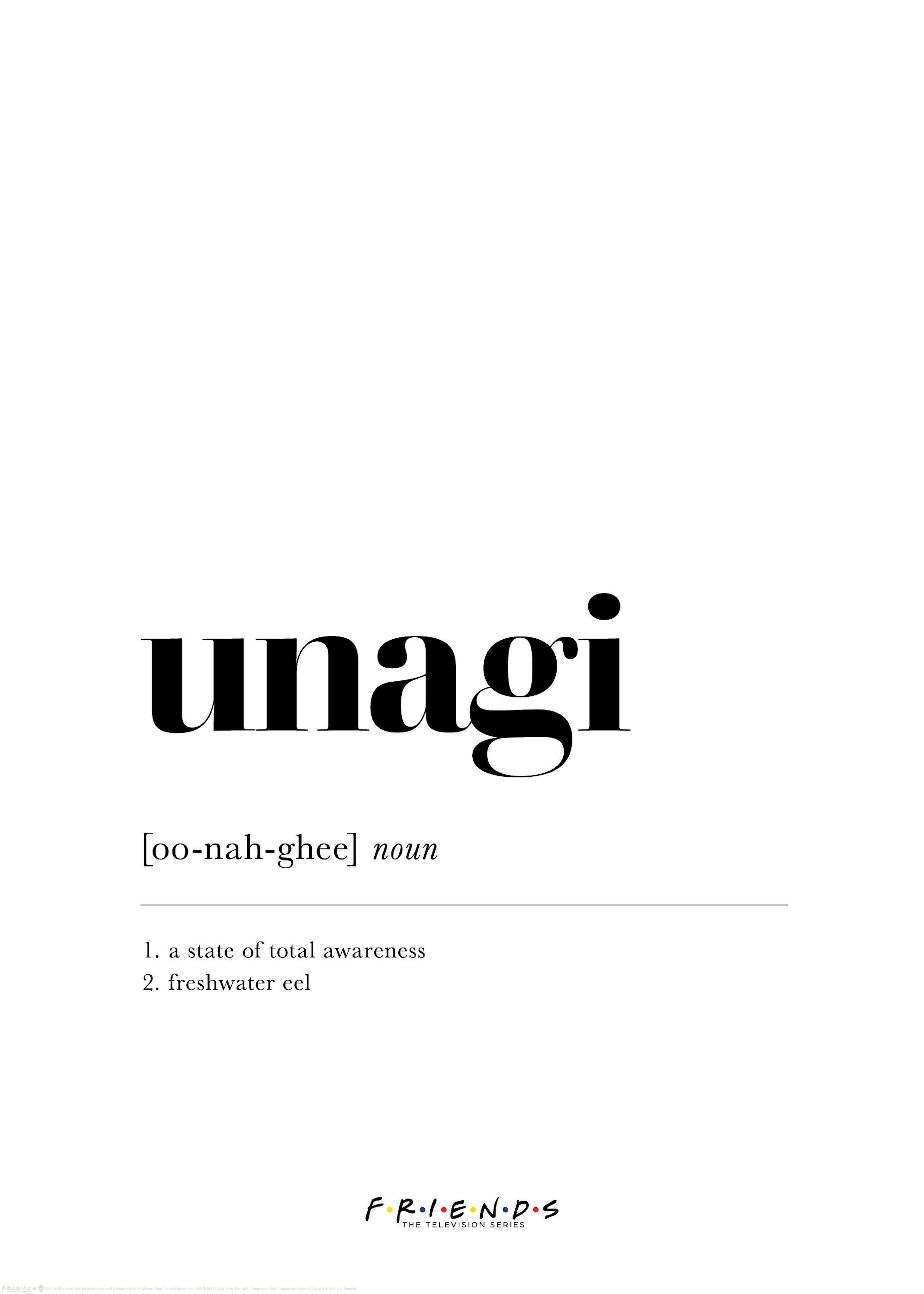 Friends™ - Unagi Definition Poster 0