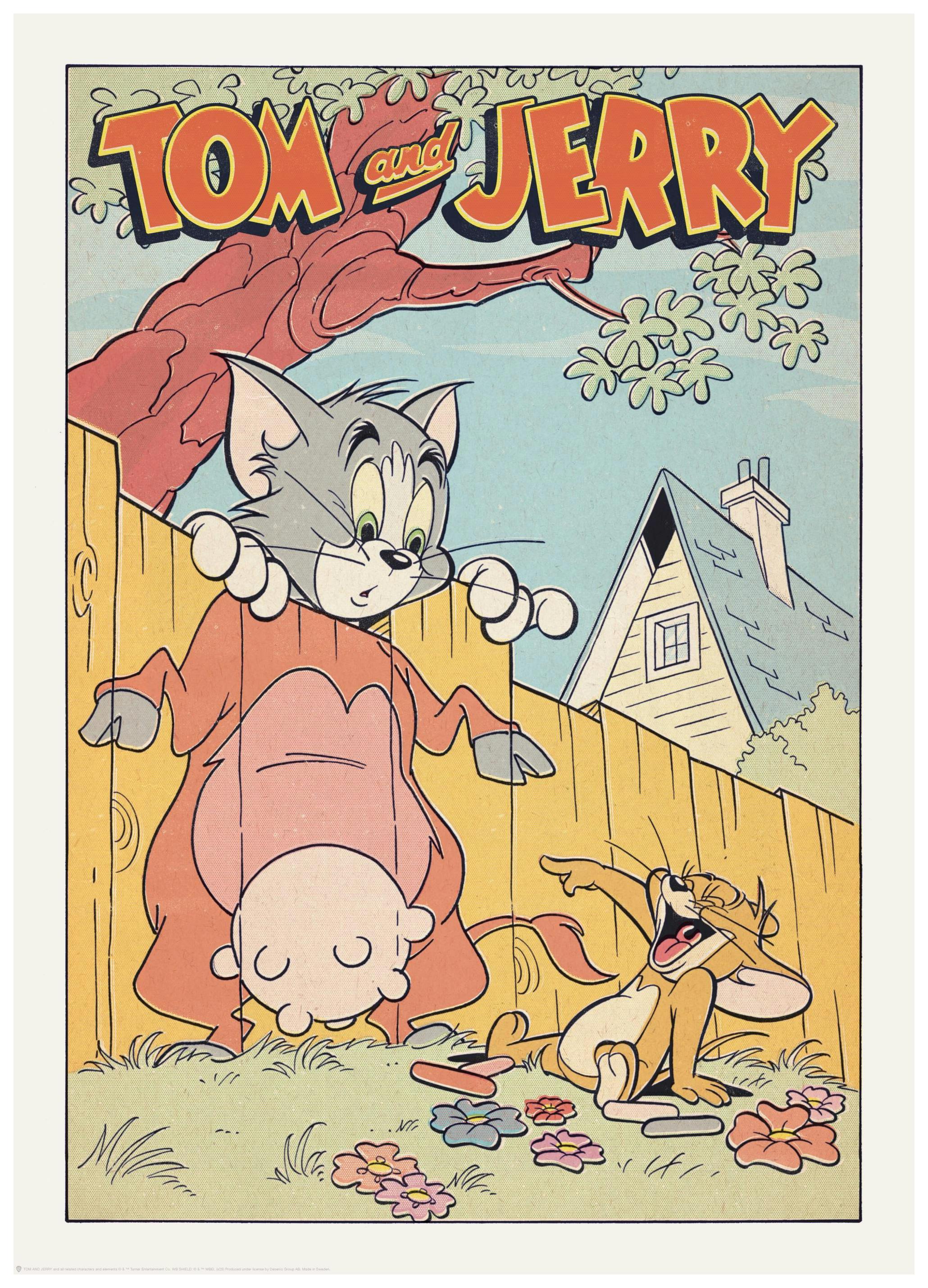 Tom & Jerry™ - Retro Cover Poster (30x40 cm) - Poster Store