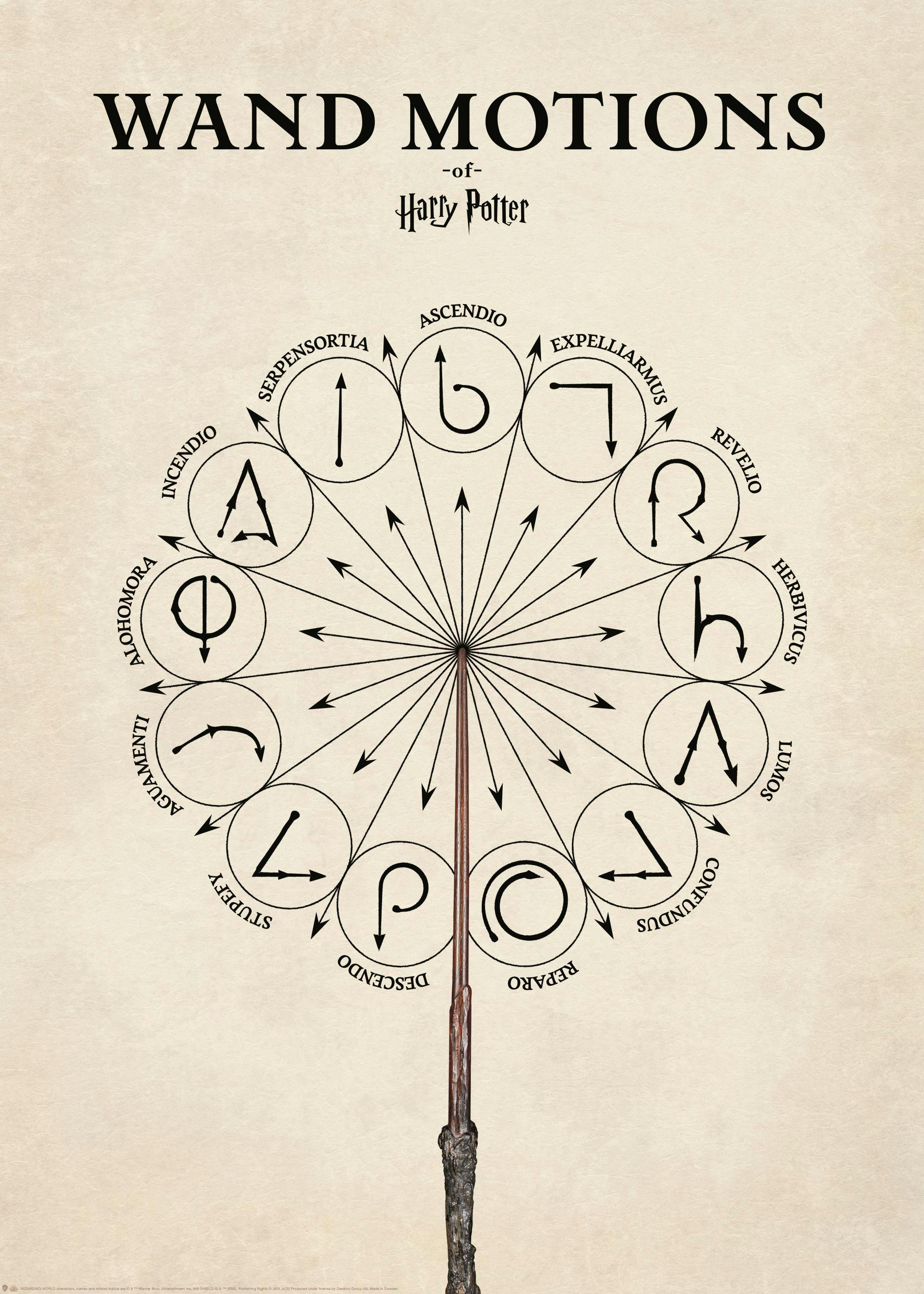 Harry Potter™ - Wand Motions Poster 0