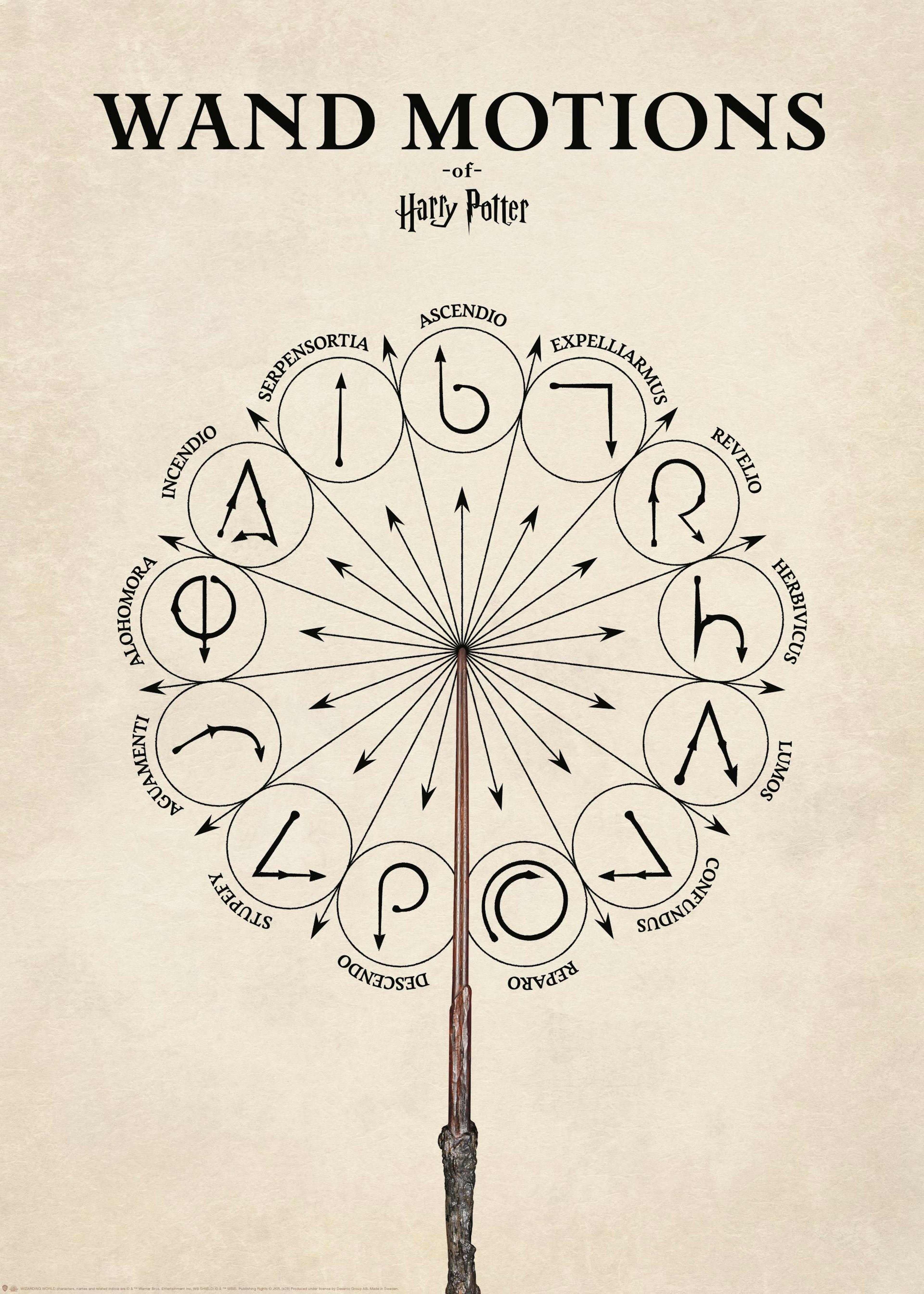 Harry Potter™ - Wand Motions Poster 0