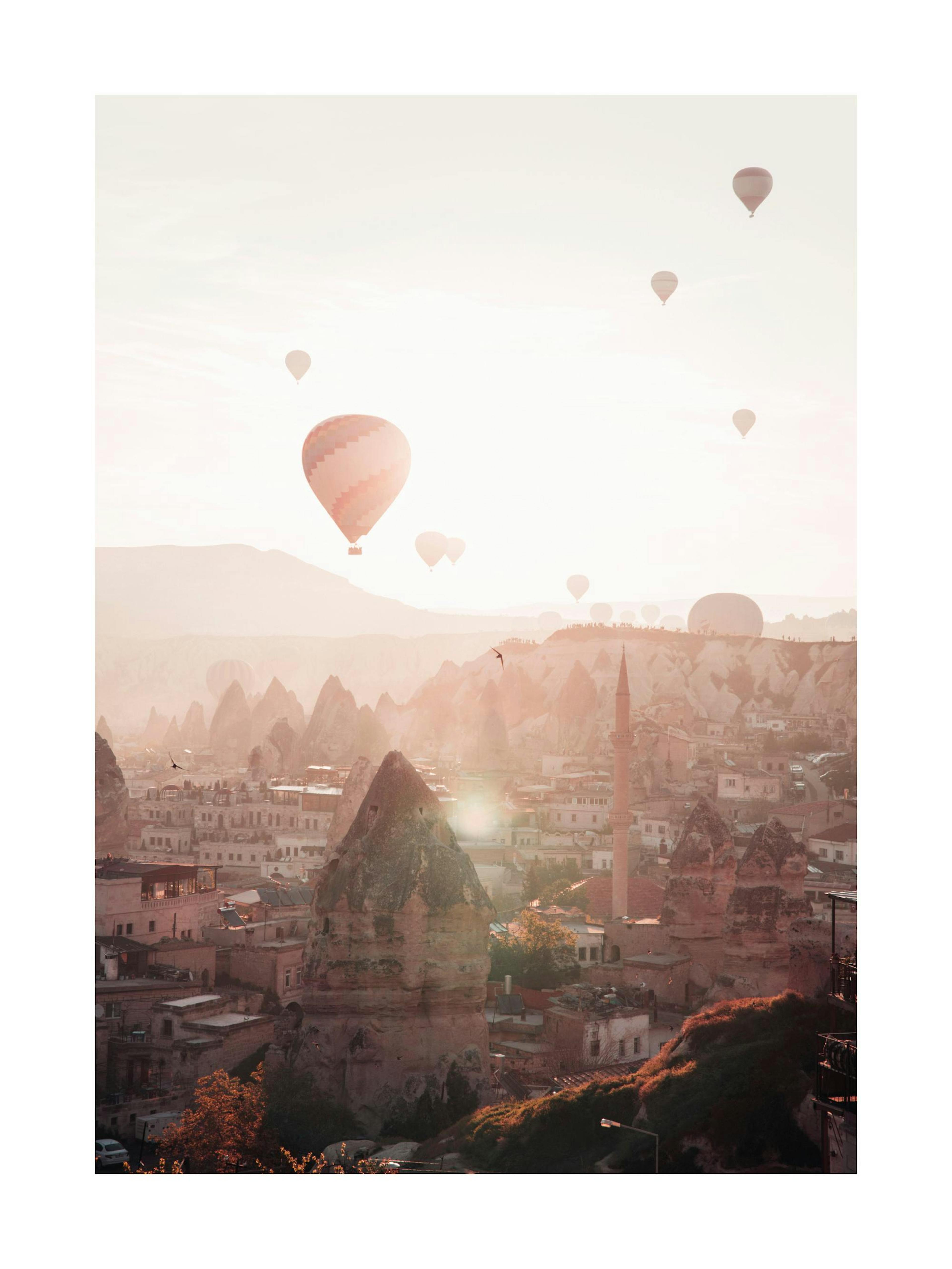 Cappadocia Air Balloons Poster thumbnail