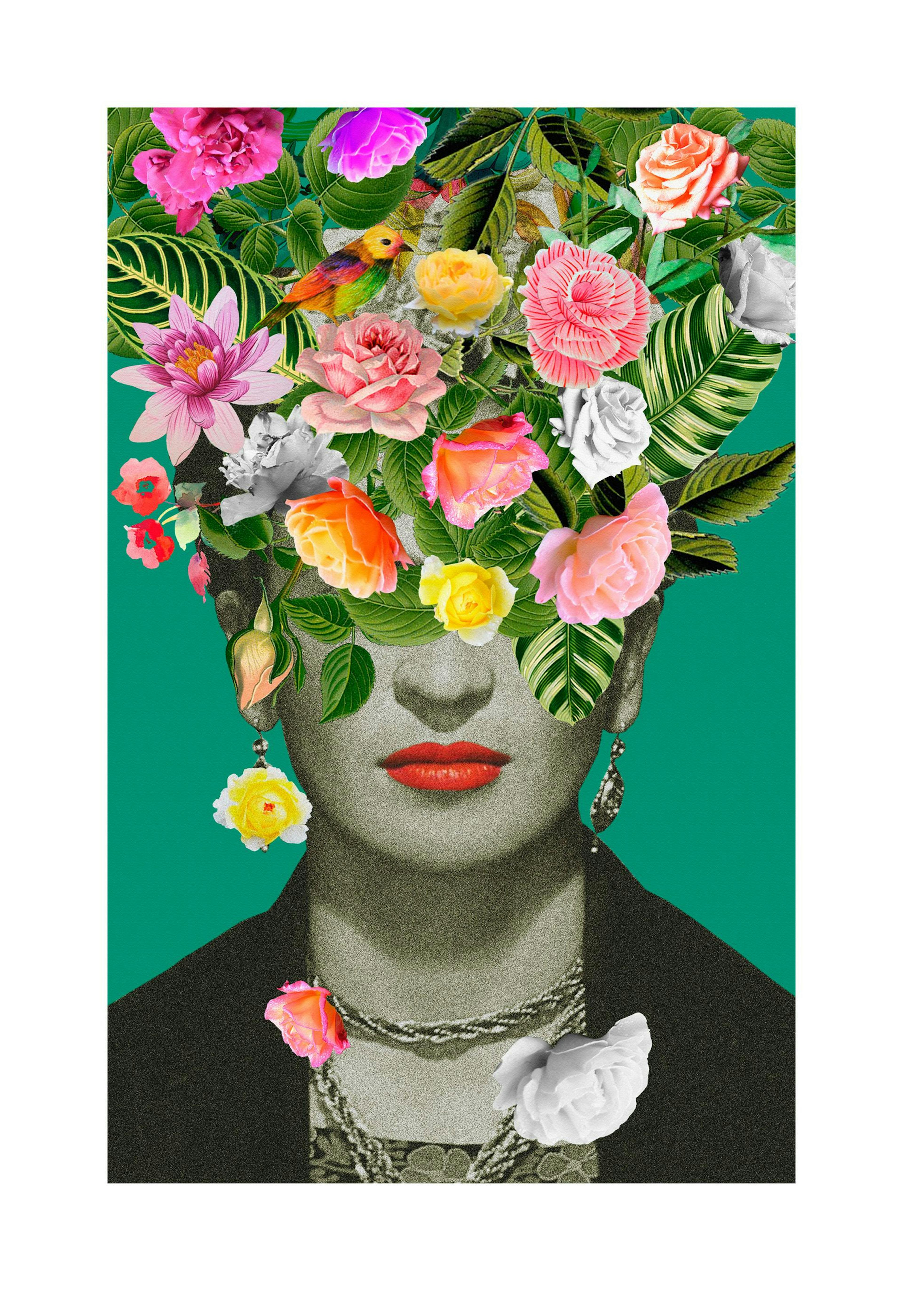 Frida floral Poster thumbnail