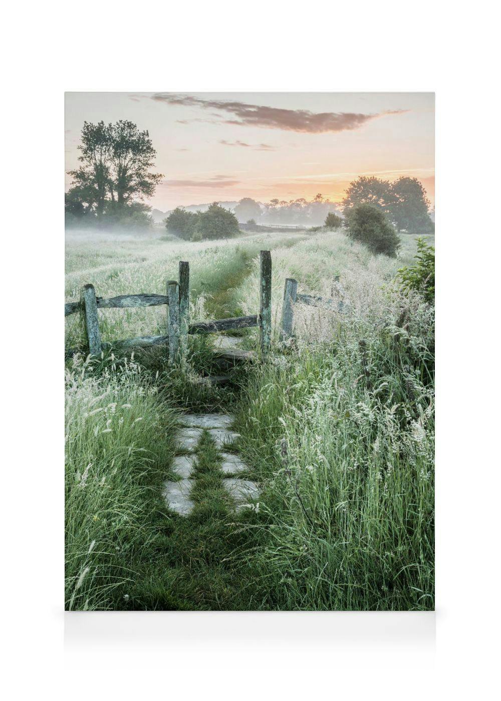 Summer Sunrise Canvas (70x100 cm - Fotokaders zwart) - Poster Store