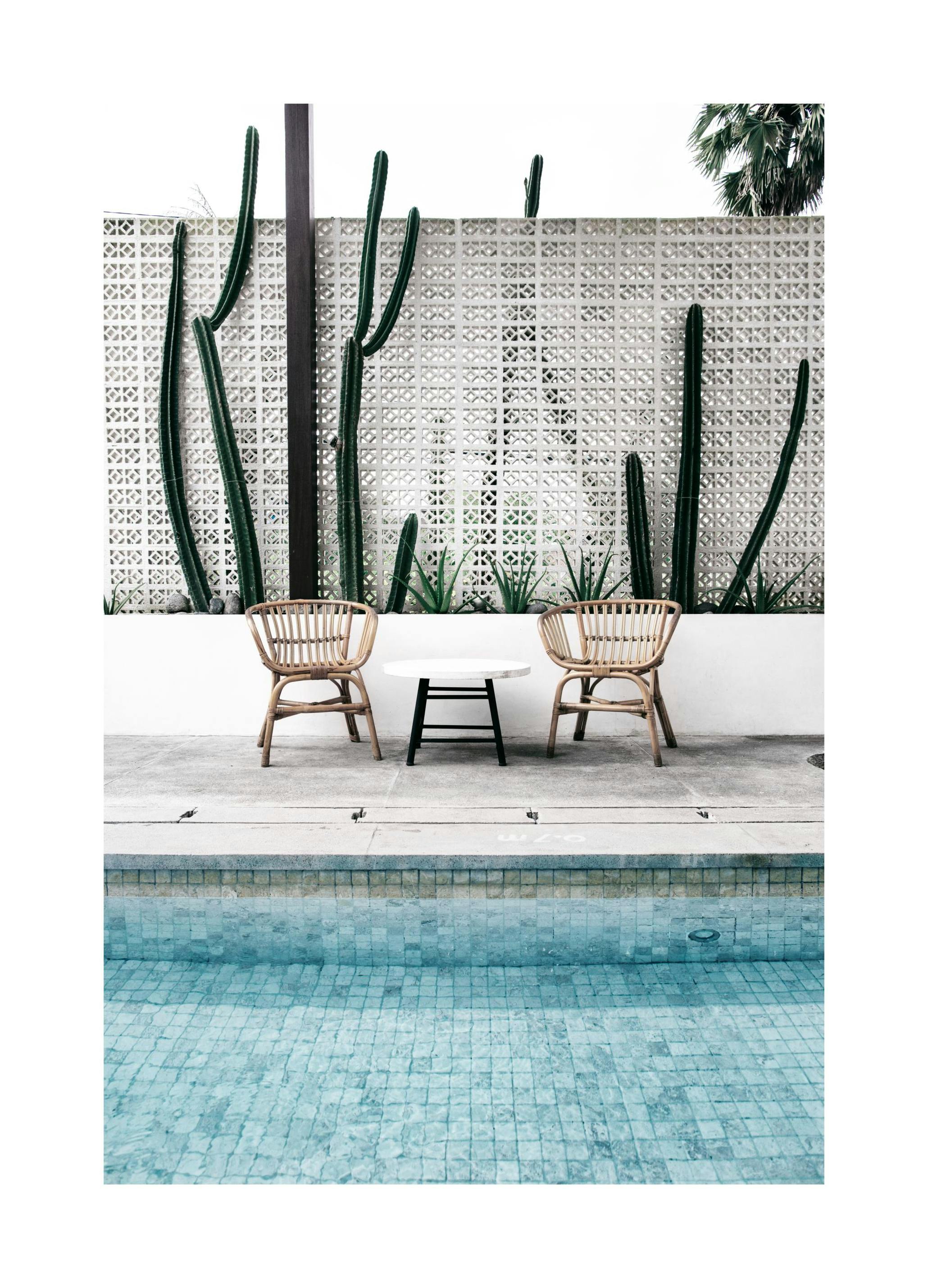 By the Pool Plakat (50x70 cm) - Poster Store