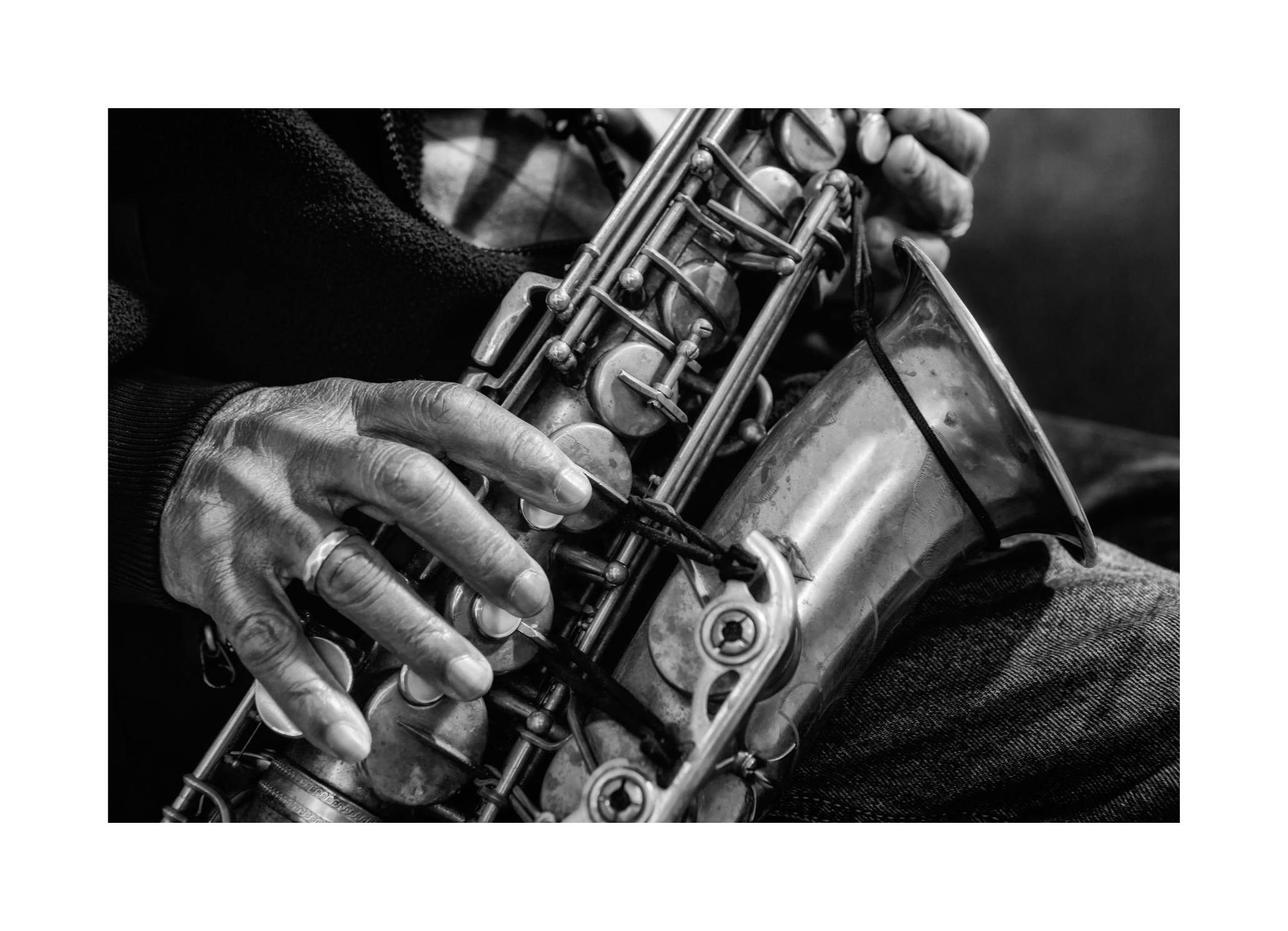 Saxofon Plakat (50x70 cm) - Poster Store
