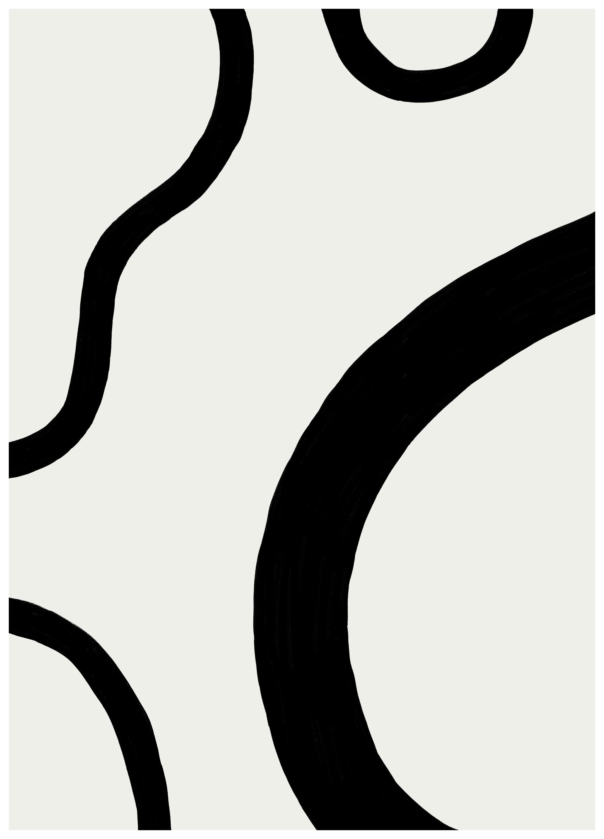 Abstrakte Former Nr4 Plakat (50x70 cm) - Poster Store