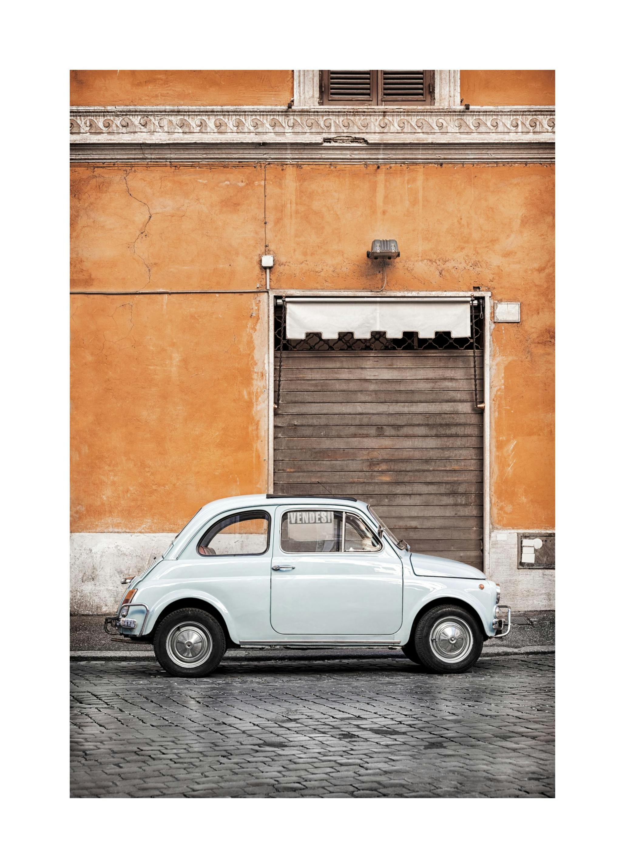 Vintage Auto in Rome Poster (30x40 cm) - Poster Store
