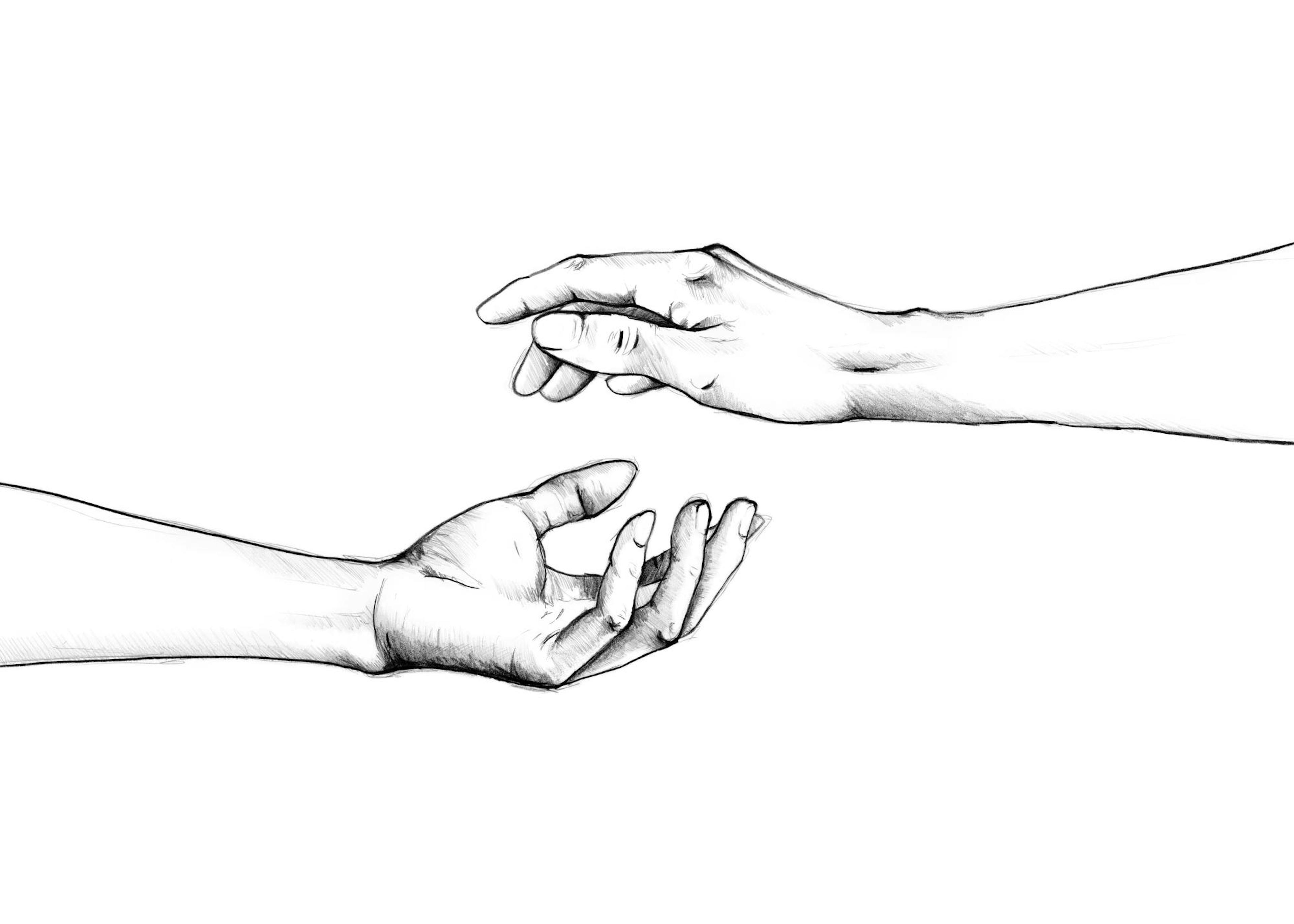 Reaching Hands Poster 0