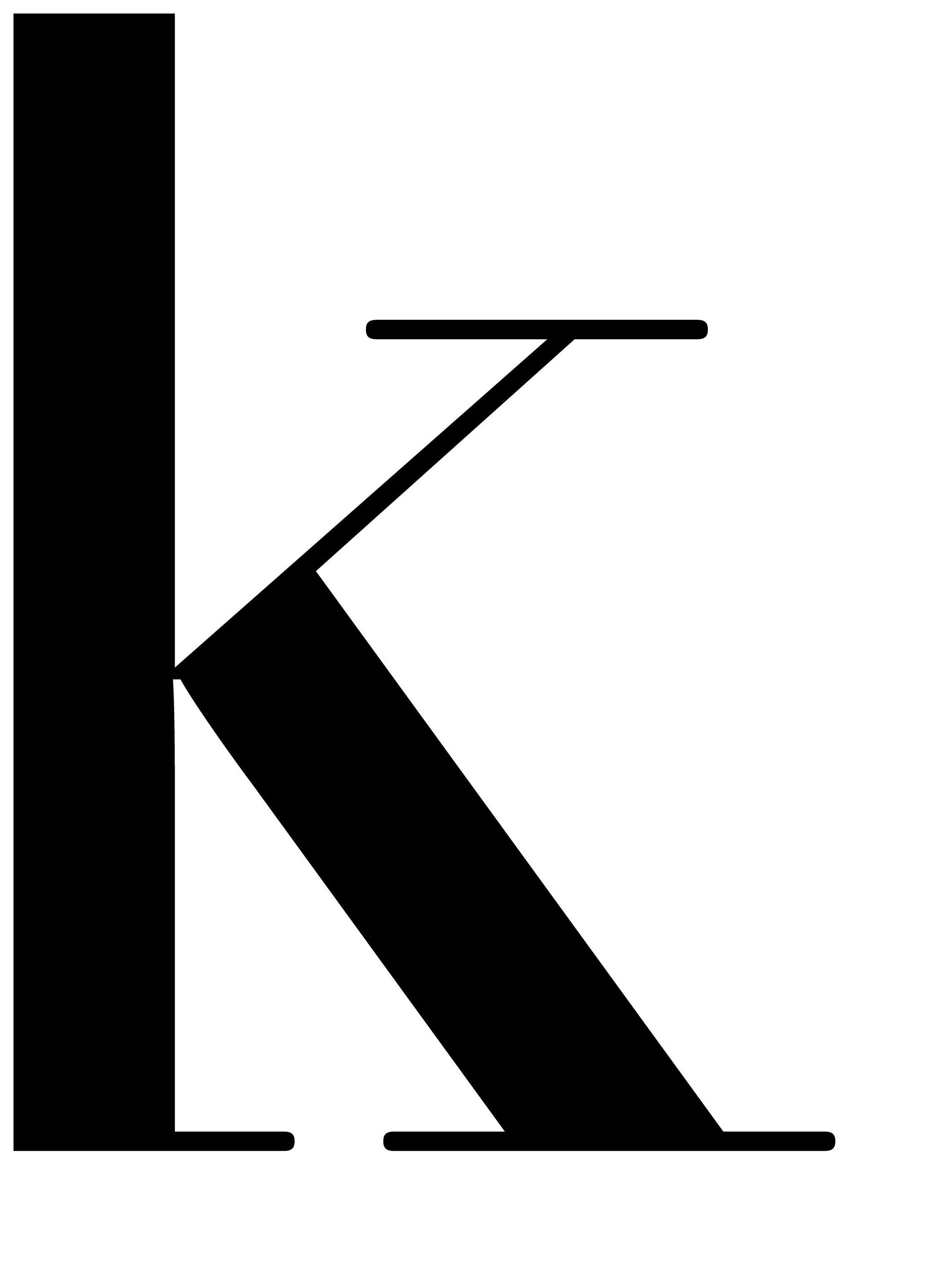 Litera K Plakat (30x40 cm) - Poster Store