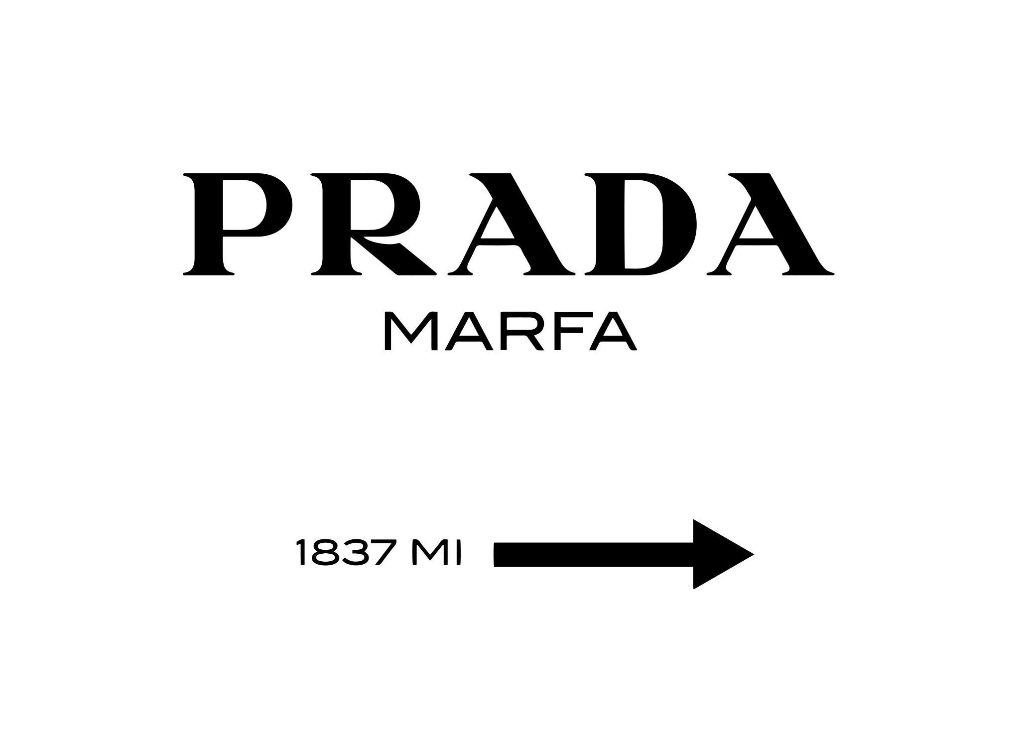 Prada Marfa Poster (50x70 cm) - Poster Store
