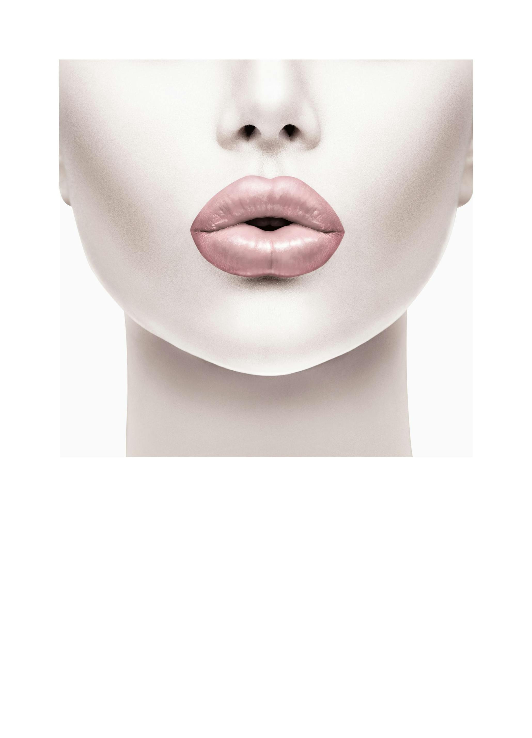 Roze Lippen Poster (46x61 cm) - Poster Store