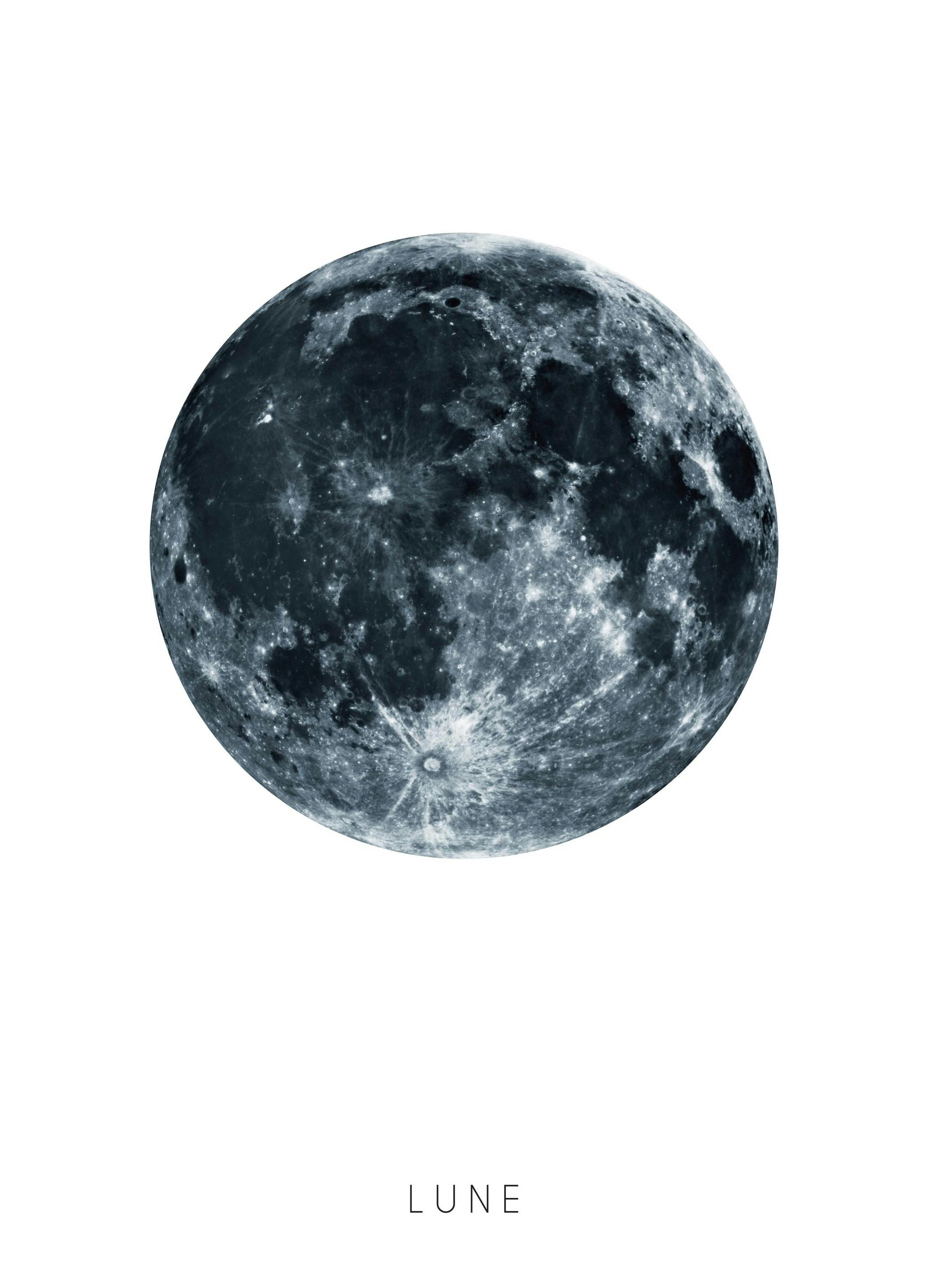 Lune Poster (21x30 cm) - Poster Store