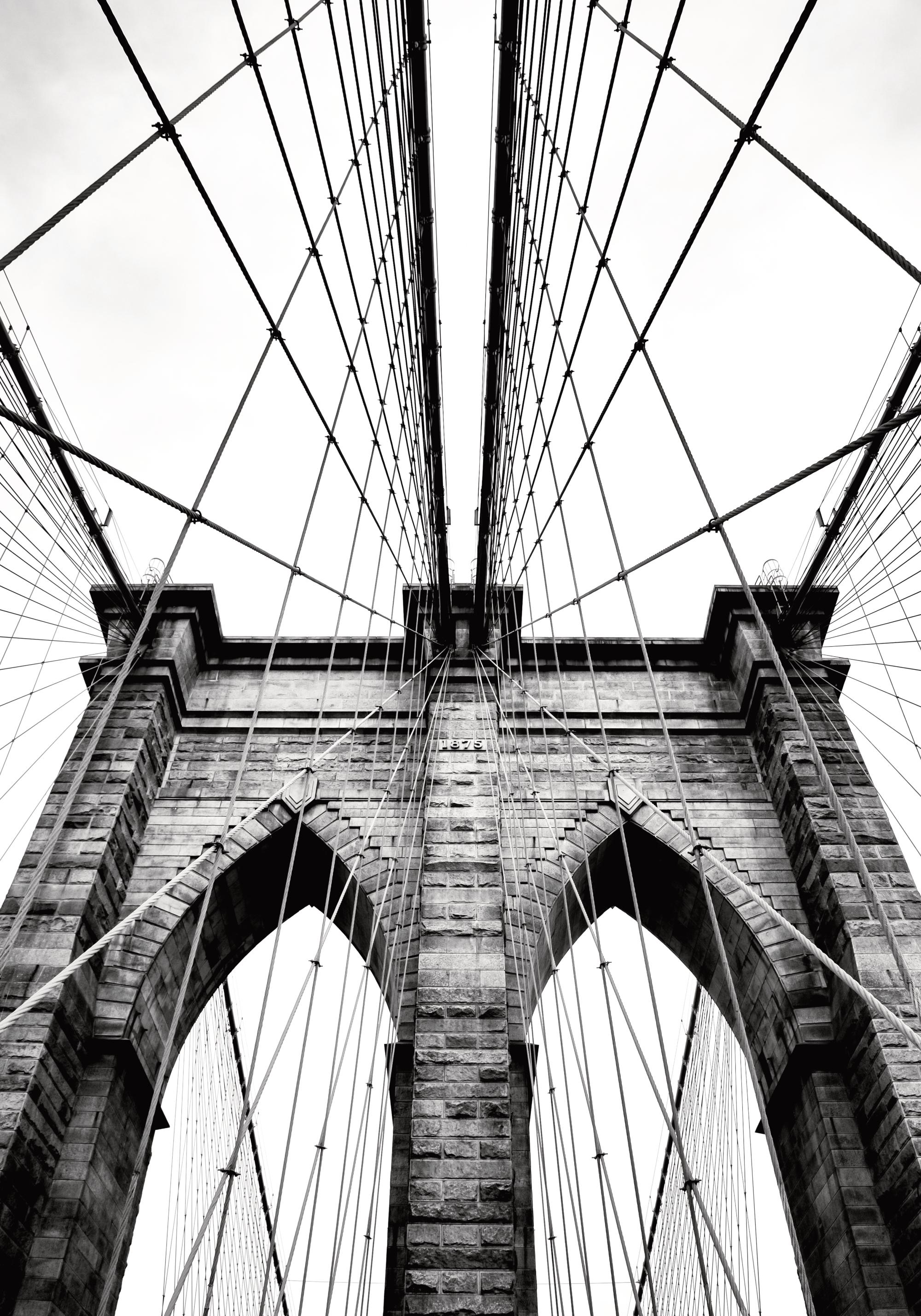 Brooklyn Bridge Poster with Iconic Architecture | Poster Store US