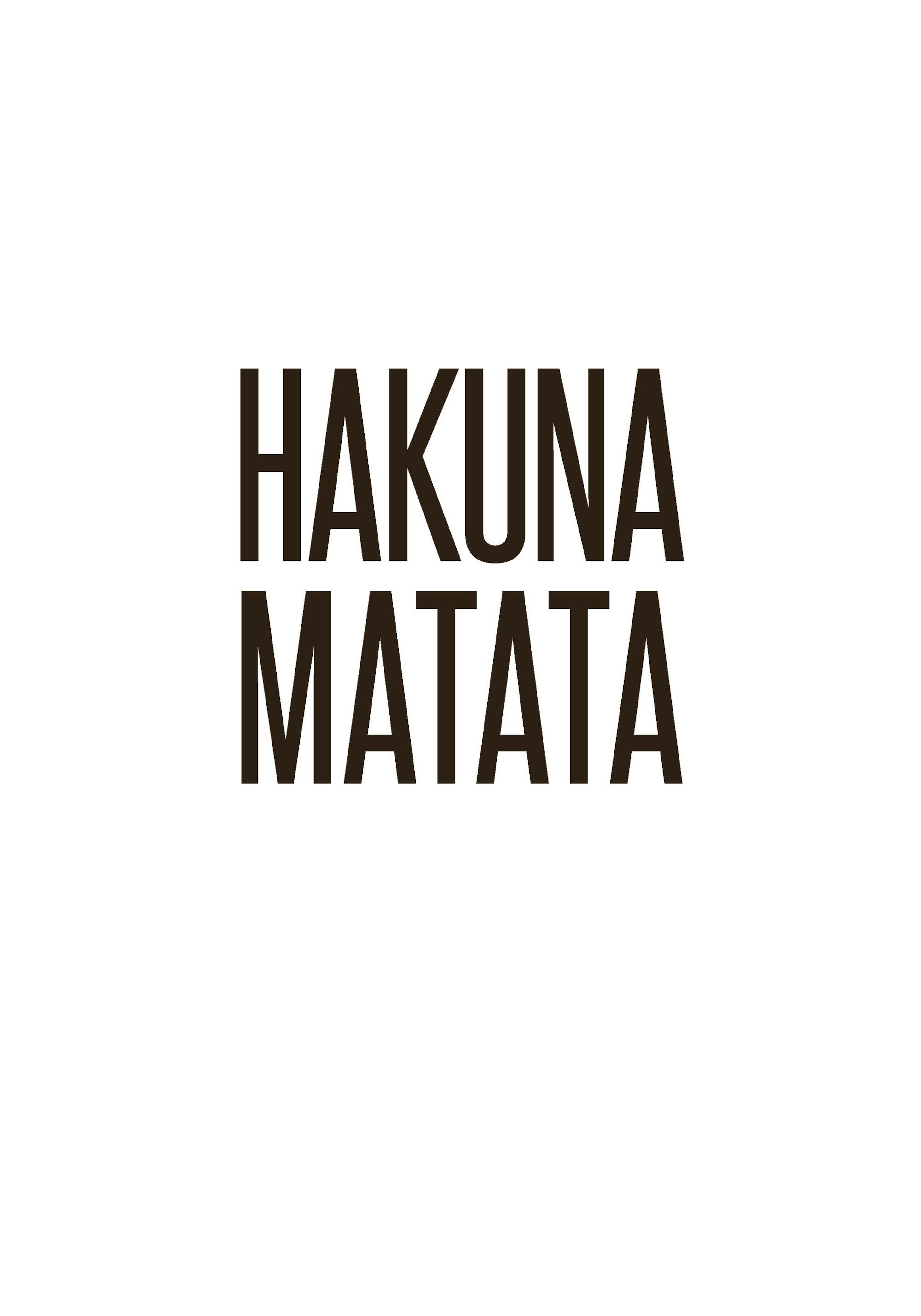 Hakuna Matata Plakát 0
