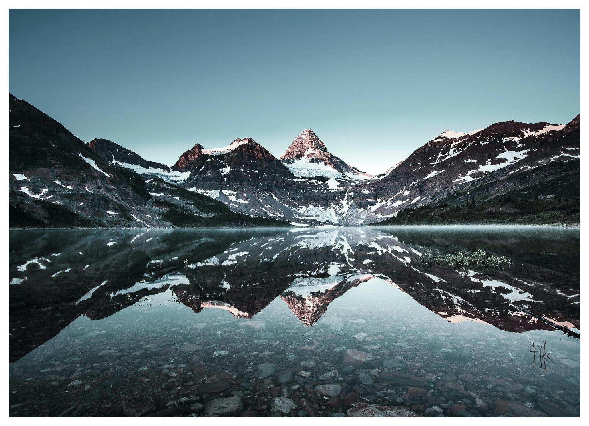 Reflection of Mountains Poster (30x40 cm) - Poster Store