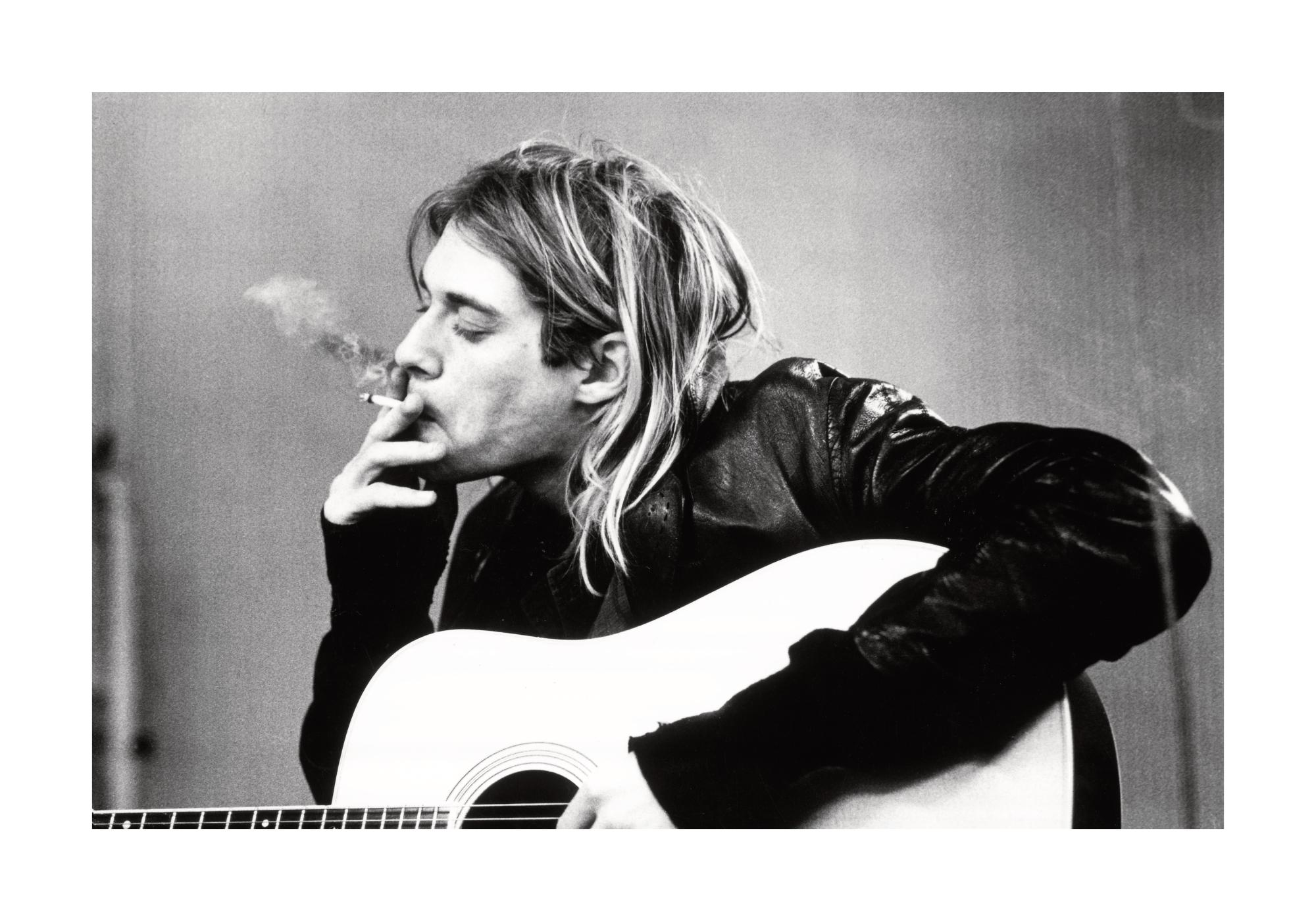 Kurt Cobain Black and White Poster | Poster Store UK