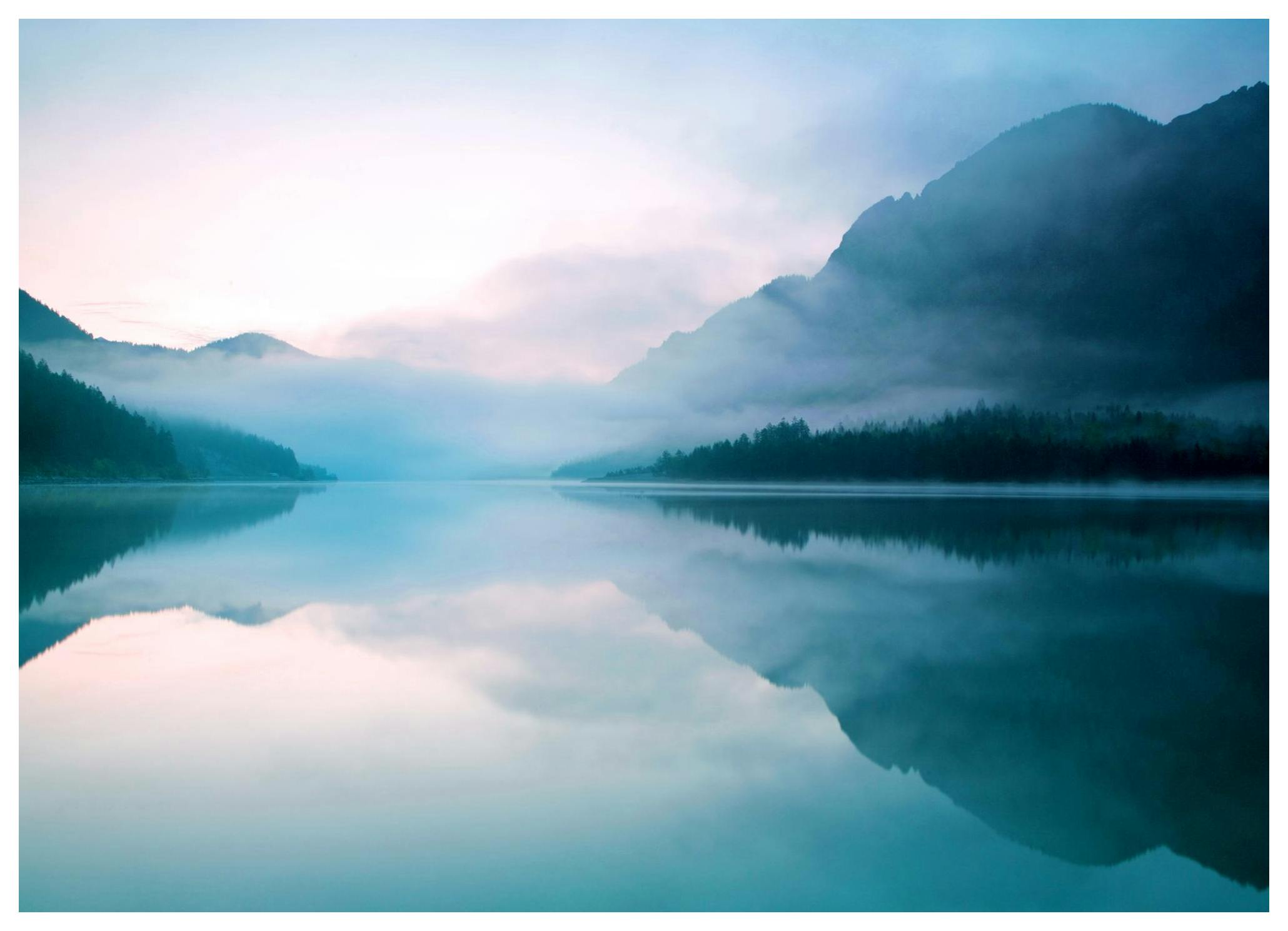 Plakat Poranek Nad Jeziorem Plansee (30x40 cm) - Poster Store