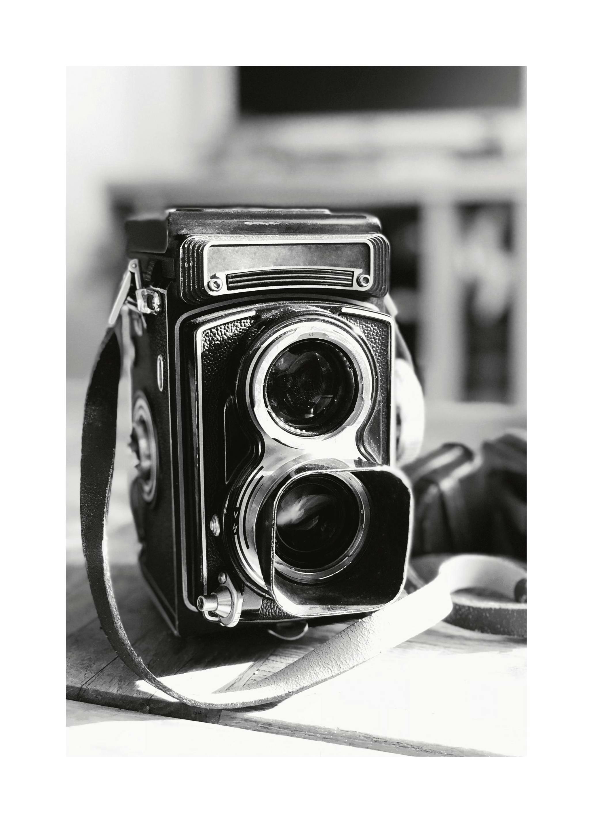 Old Style Camera Poster (21x30 cm) - Poster Store